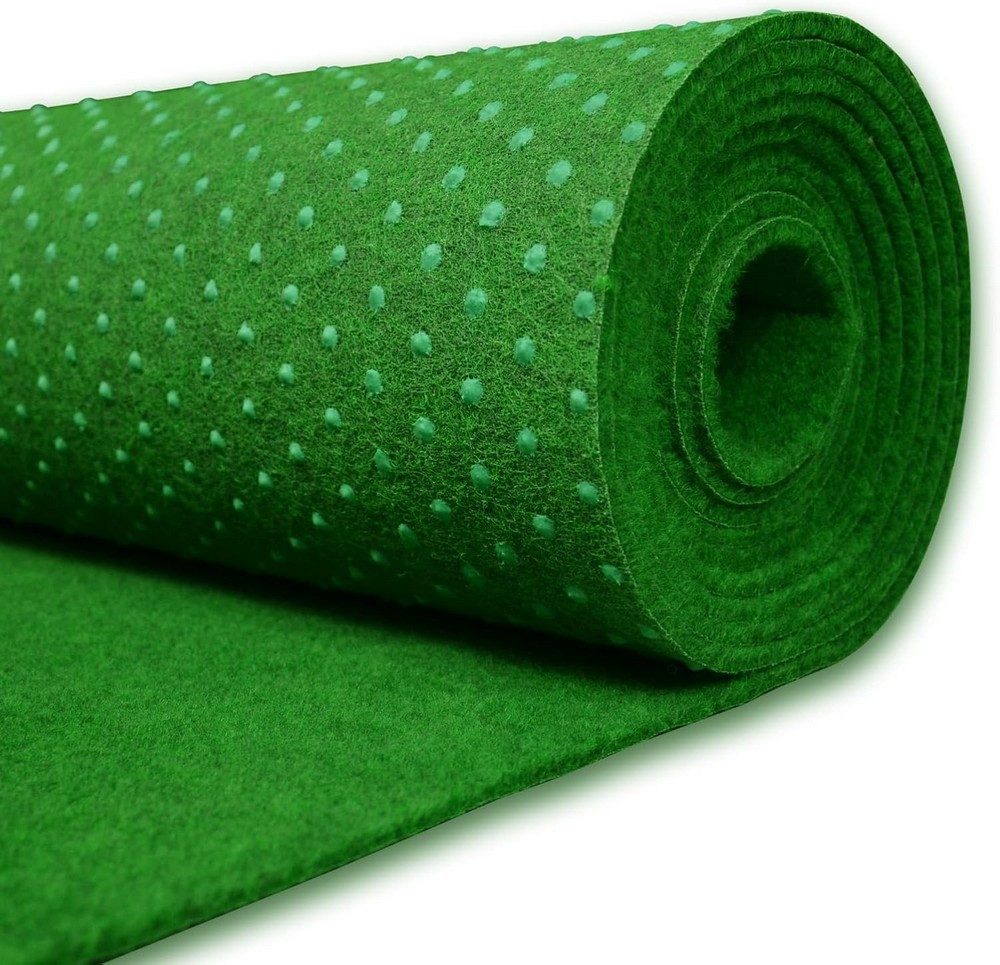 MDEKOR Kunstrasen Rasenteppich outdoor Meterware Höhe 6,5mm, 50x200cm Groen 600 (Grün)