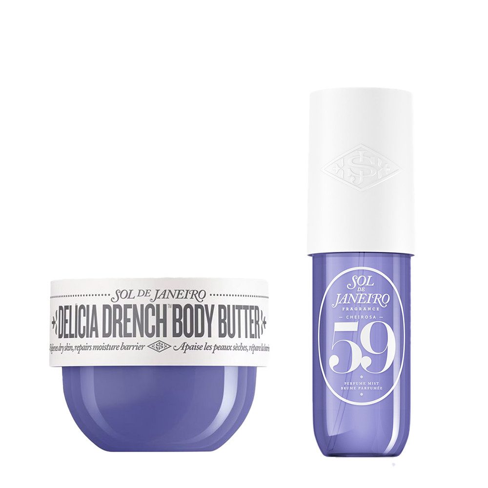 Sol de Janeiro Gesichts- und Körperspray Sol de Janeiro Cheirosa 59 & Delicia Drench Body Butter Set, 2-tlg., Body Spray & reichhaltige Body Butter für Pflege und Duft