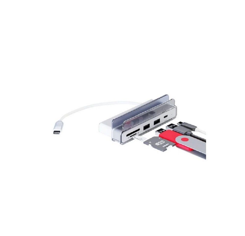 XtremeMac XWH-UIM-13 USB-C Hub PD, USB-A, HDMI, SD-Kartenleser für iMacs USB-Adapter