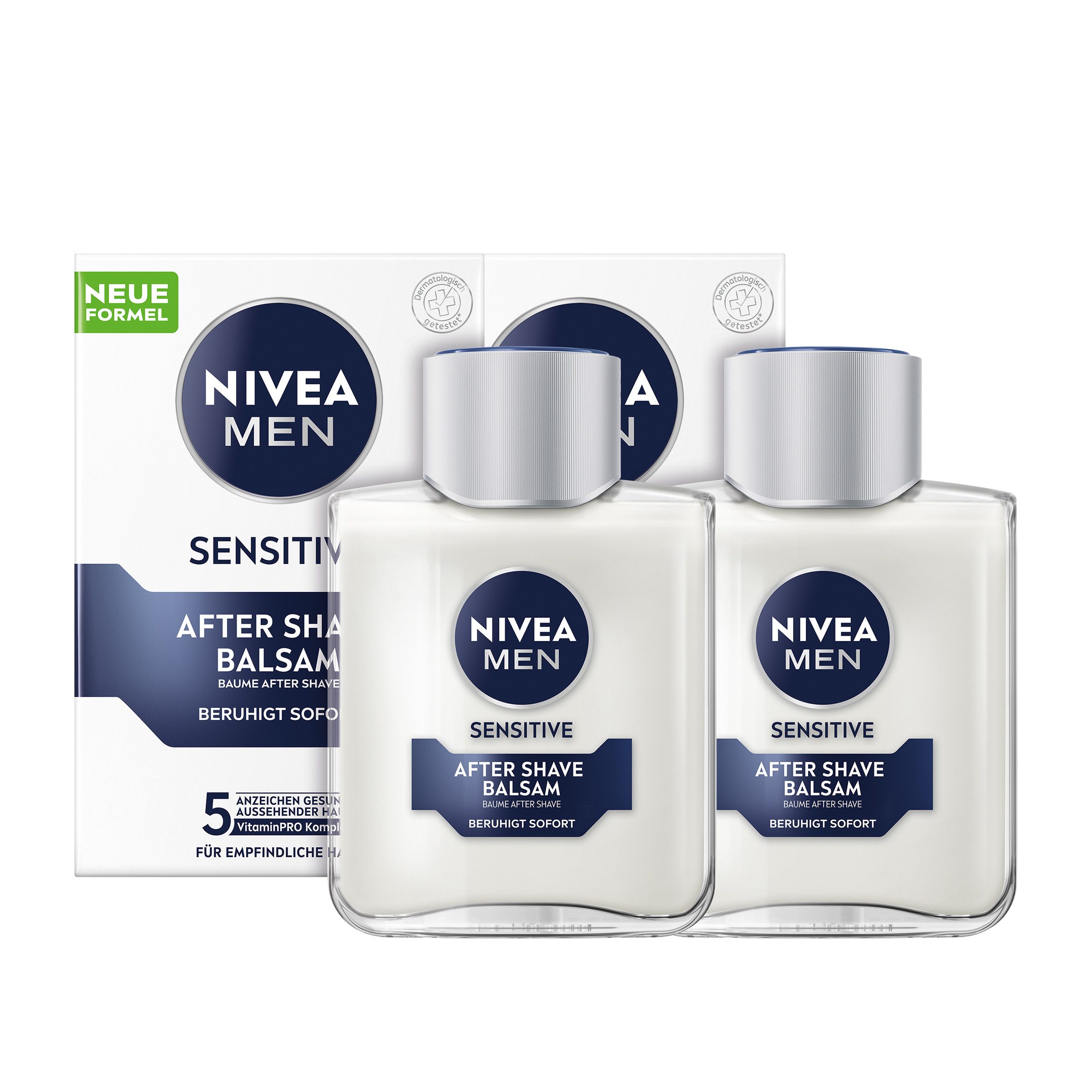 After Shave Lotion After Shave Sensitive Feuchtigkeit empfindliche Haut 2 x 100 ml