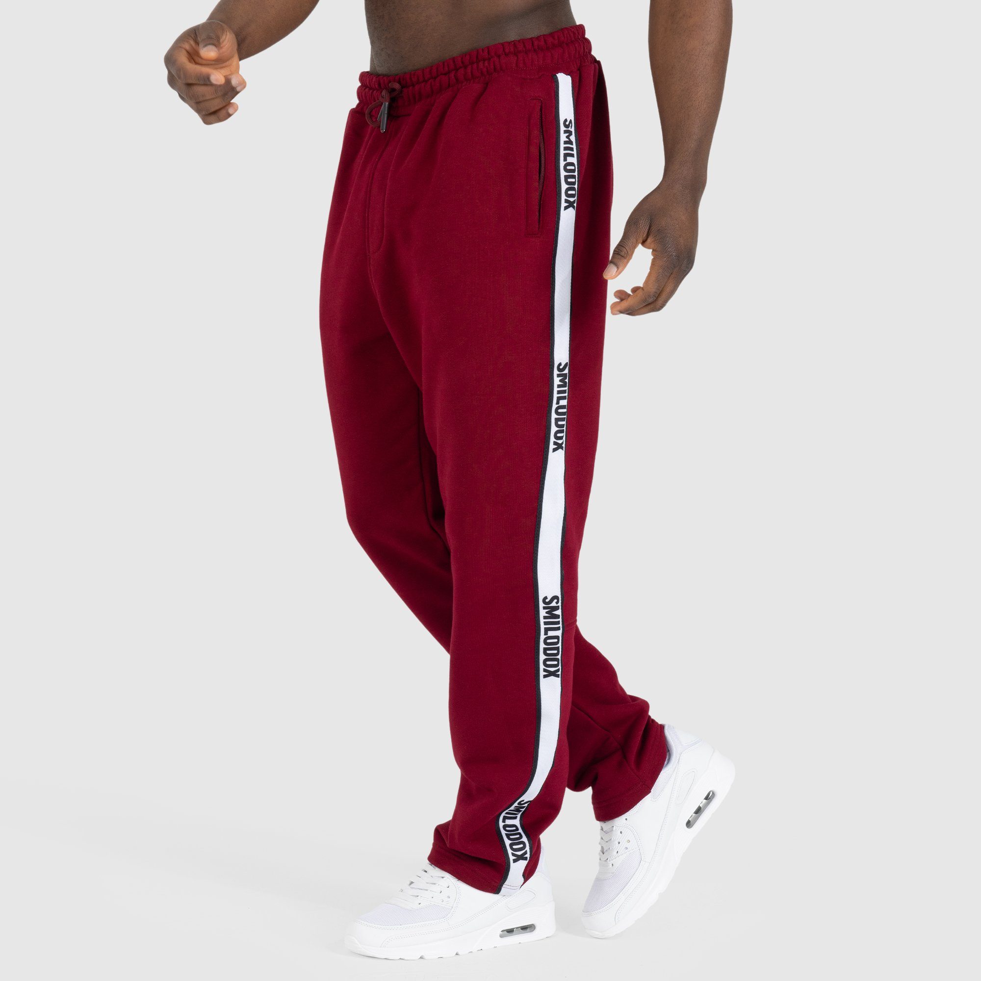 Smilodox Jogginghose Timi Oversize Bordeaux