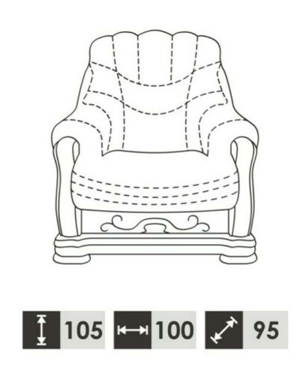 Made JVmoebel Europe Sitzer 3+1+1 in Sofas, Klassischer Sofa Sofagarnitur Wohnlandschaft