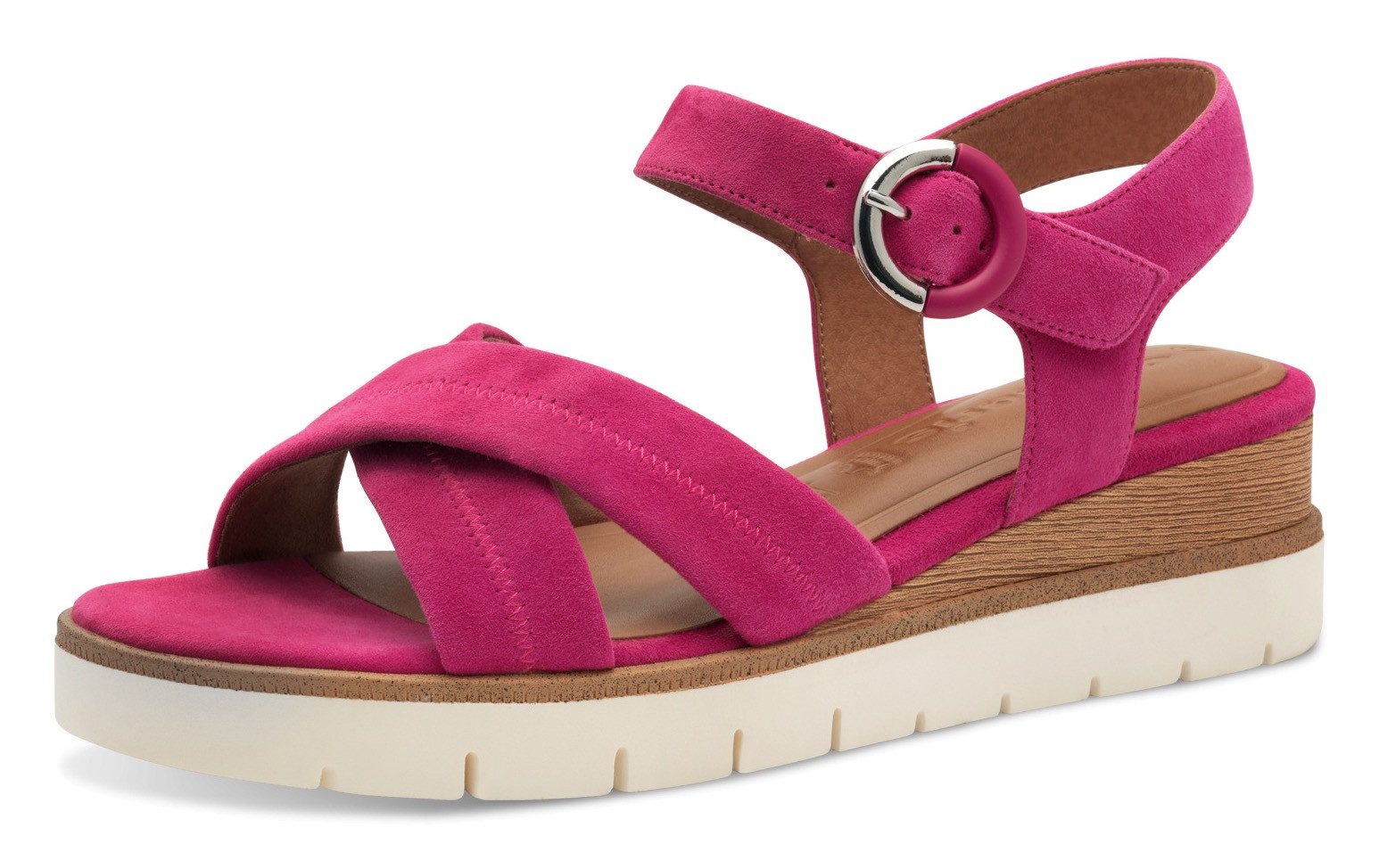 Tamaris Keilsandalette, Riemchensandale, Sommerschuh mit dezenten günstig online kaufen