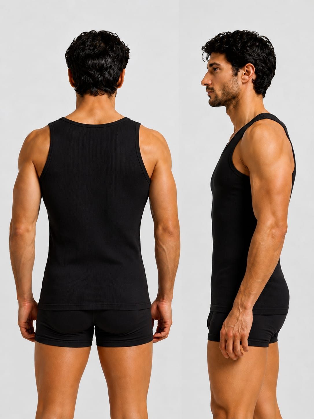 NERS Unterhemd Herren 5er Pack aus 100% Baumwolle Tank Top, formstabil & atmungsaktiv (Packung, 5-St., 5er-Pack) PREMIUM Unterhemden & Achselshirts – Feinripp in Geschenkbox
