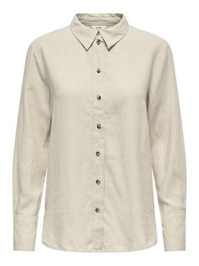 JDY Hemdbluse JDYSAY L/S LINEN LOOSE SHIRT WVN NOOS