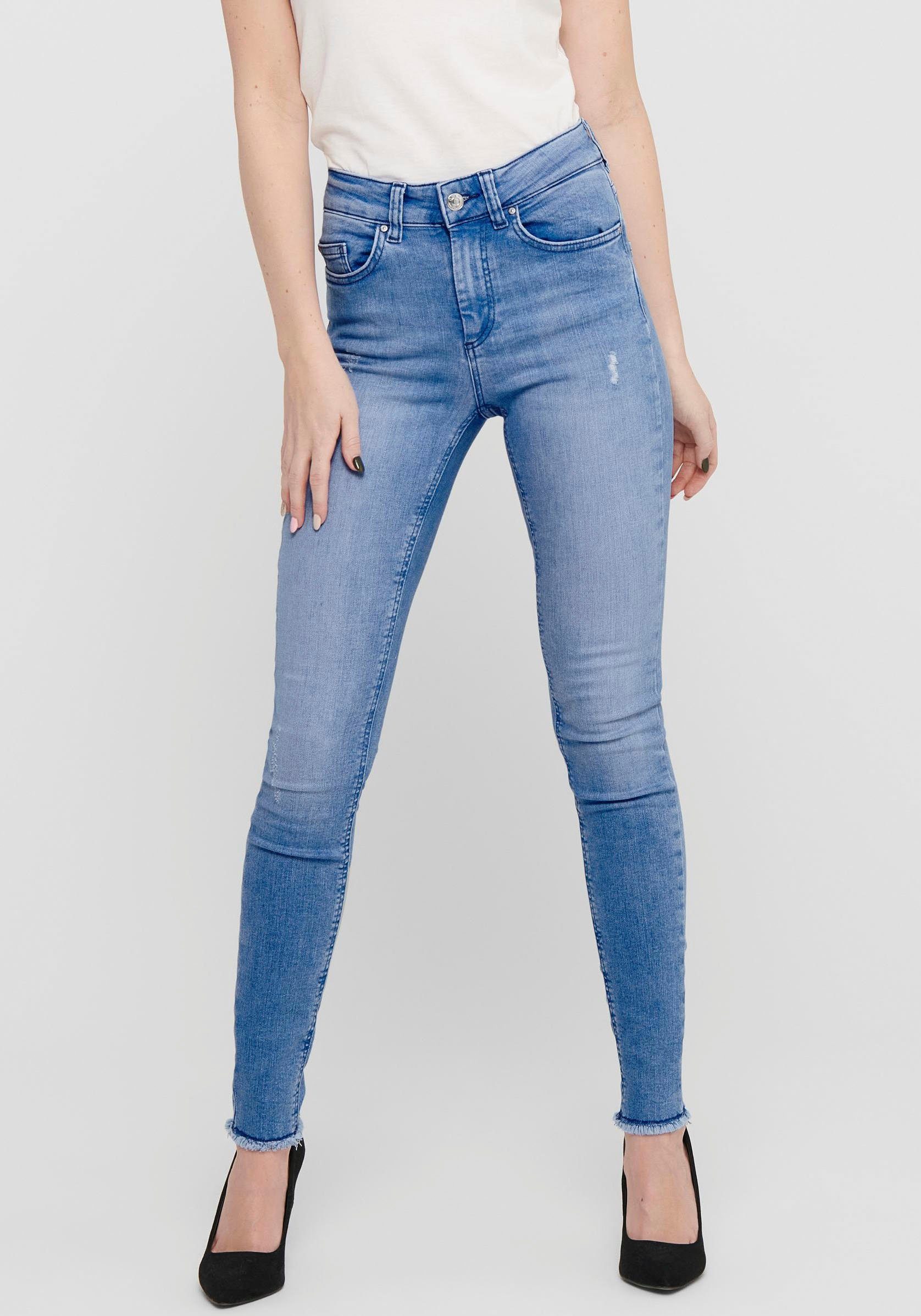 ONLY ONLBLUSH Hellblau Skinny-fit-Jeans LIFE