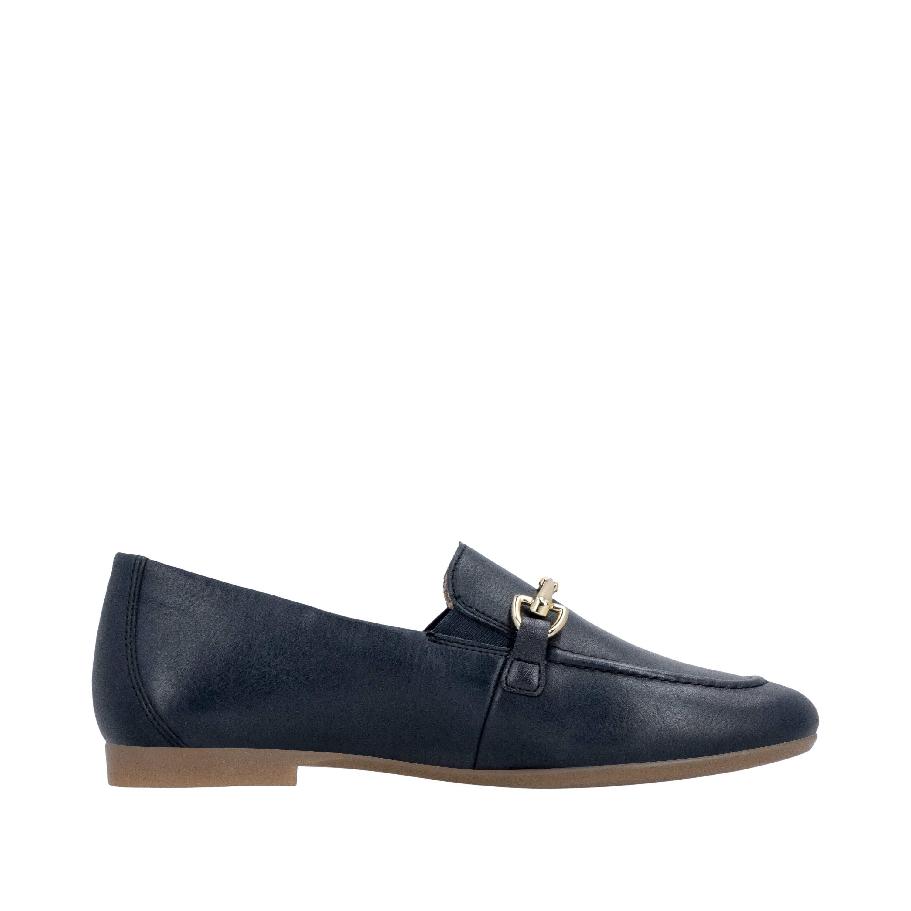 Remonte Loafer Slipper, Schlupfschuh, Spangenschuh mit kleinen Stretcheinsätzen
