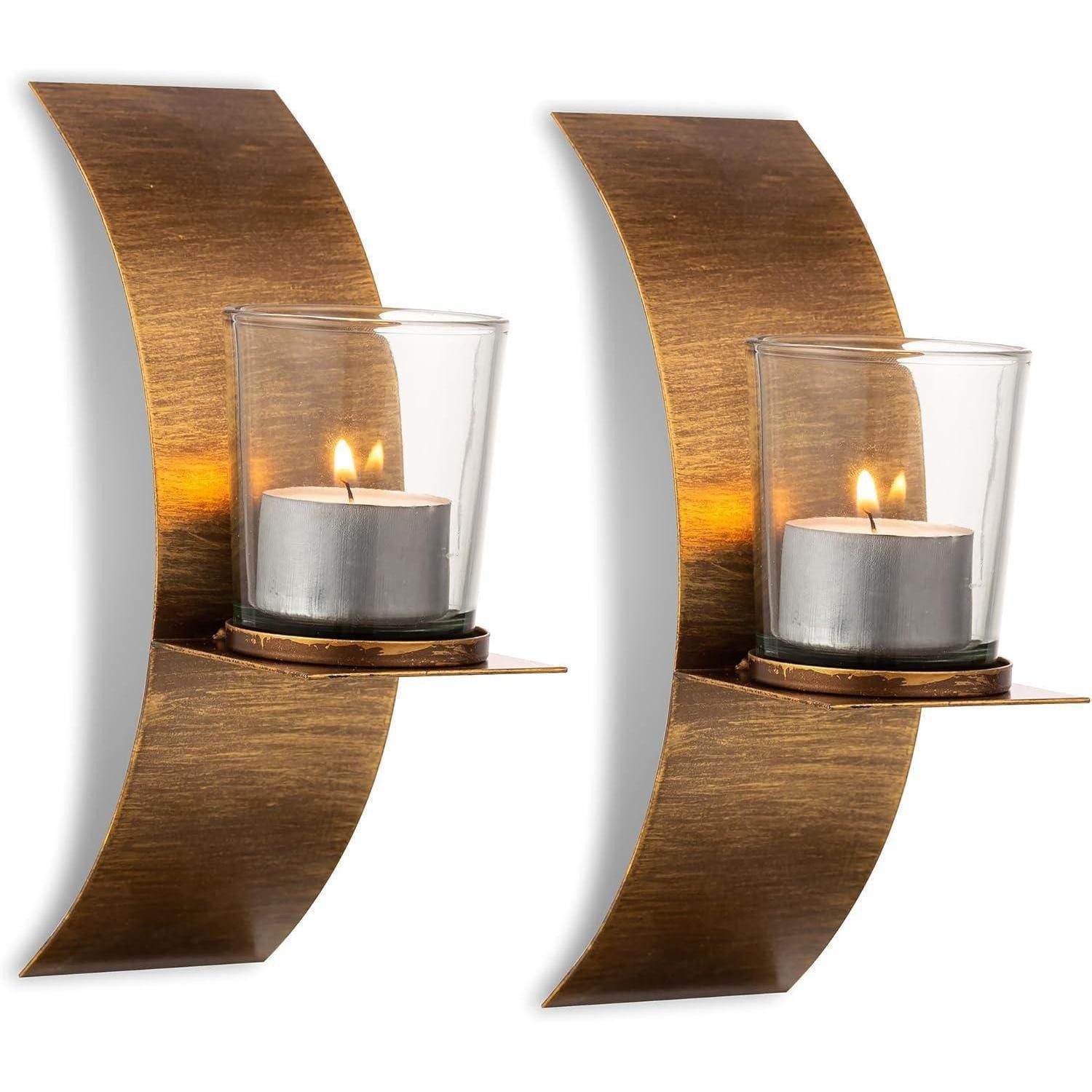 LuxusKollektion Dekohänger Kerzenständer Wand Gold Bronze günstig online kaufen