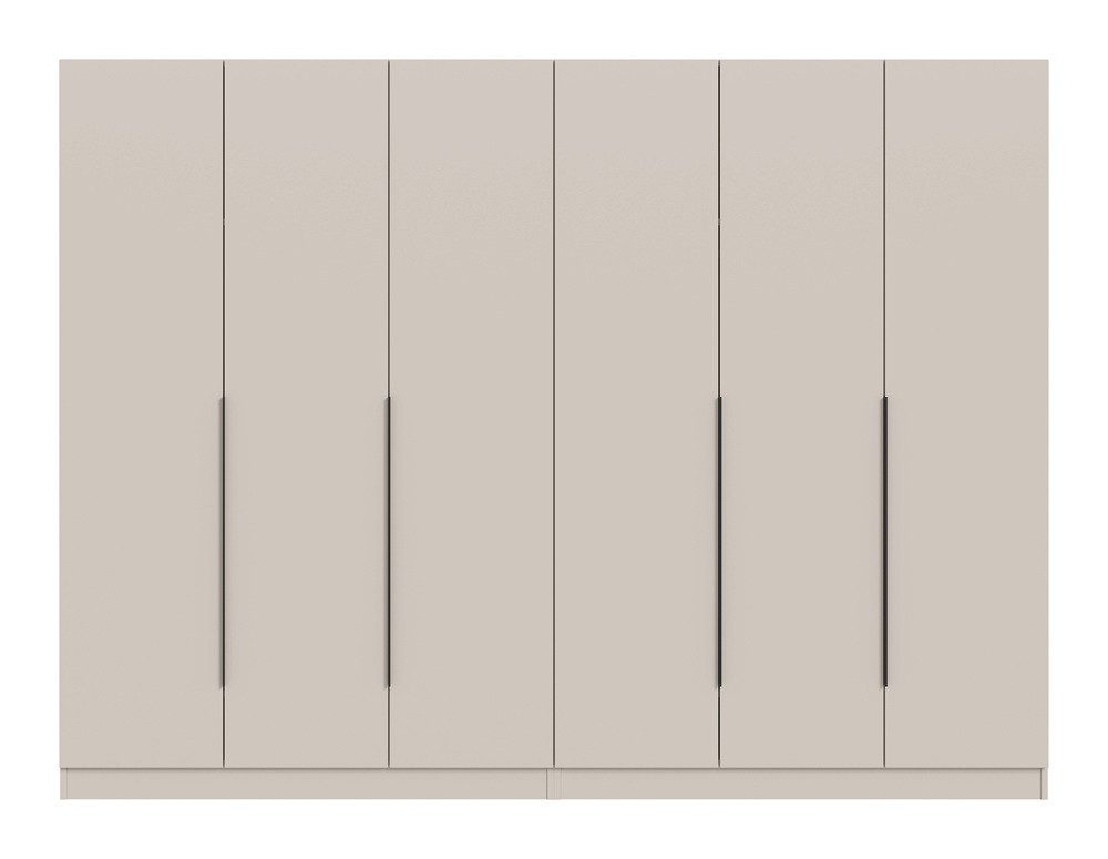 xonox.home Kleiderschrank Garderobenschrank Kleiderschrank Kopenhagen, Kaschmir, 2-teilig 240 cm