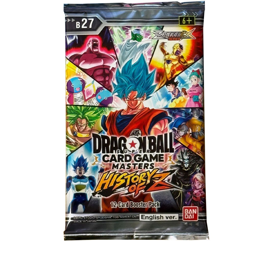 Dragon Ball Sammelkarte Dragon Ball - History of Z - 1 Booster - Englisch