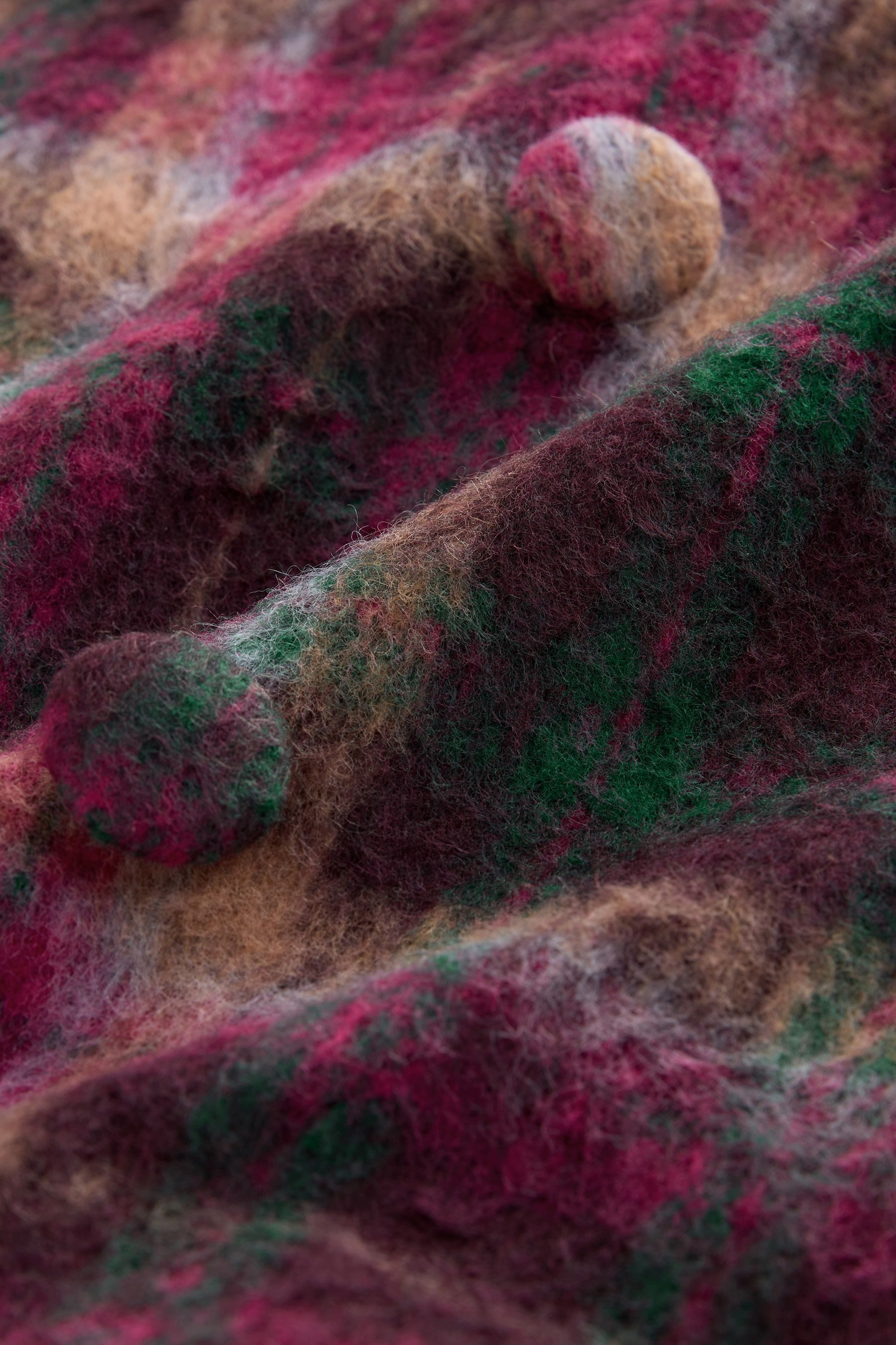 Next Caban Doppelreihiger, karierter Cabanmantel (1-tlg)