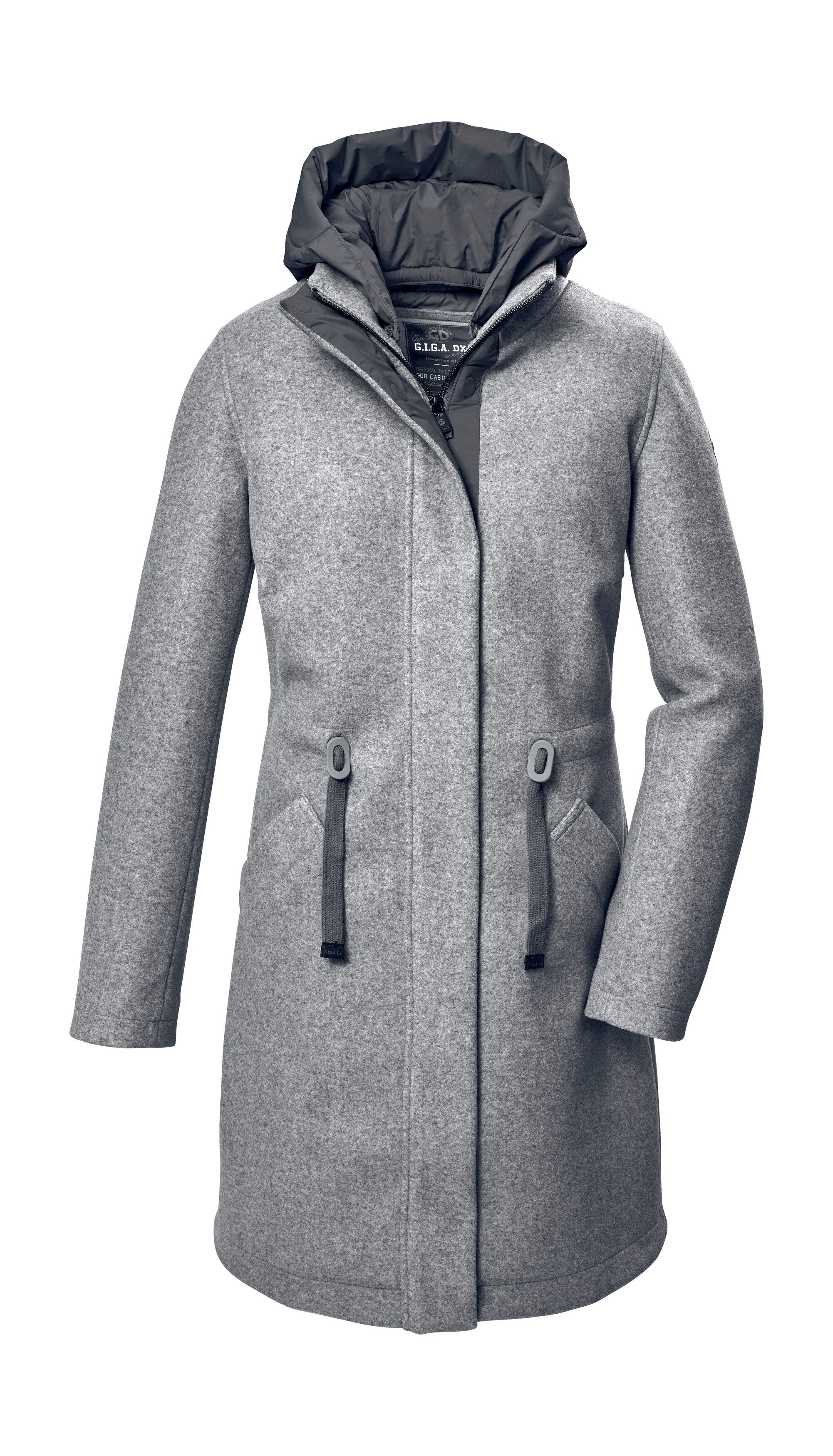 G.I.G.A. DX by killtec Parka GW 46 WMN PRK Vielseitiger Damen Parka, 2-Wege-Reißverschluss, abnehmbare Kapuze