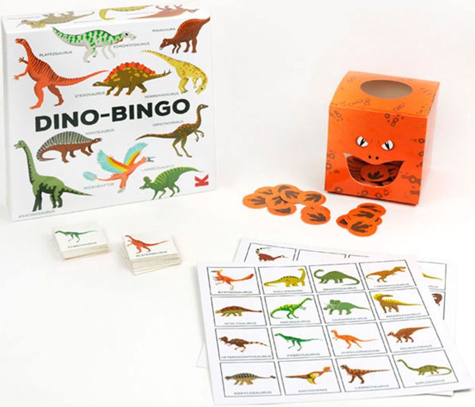 Spiel, Laurence King Kinderspiel Dino-Bingo