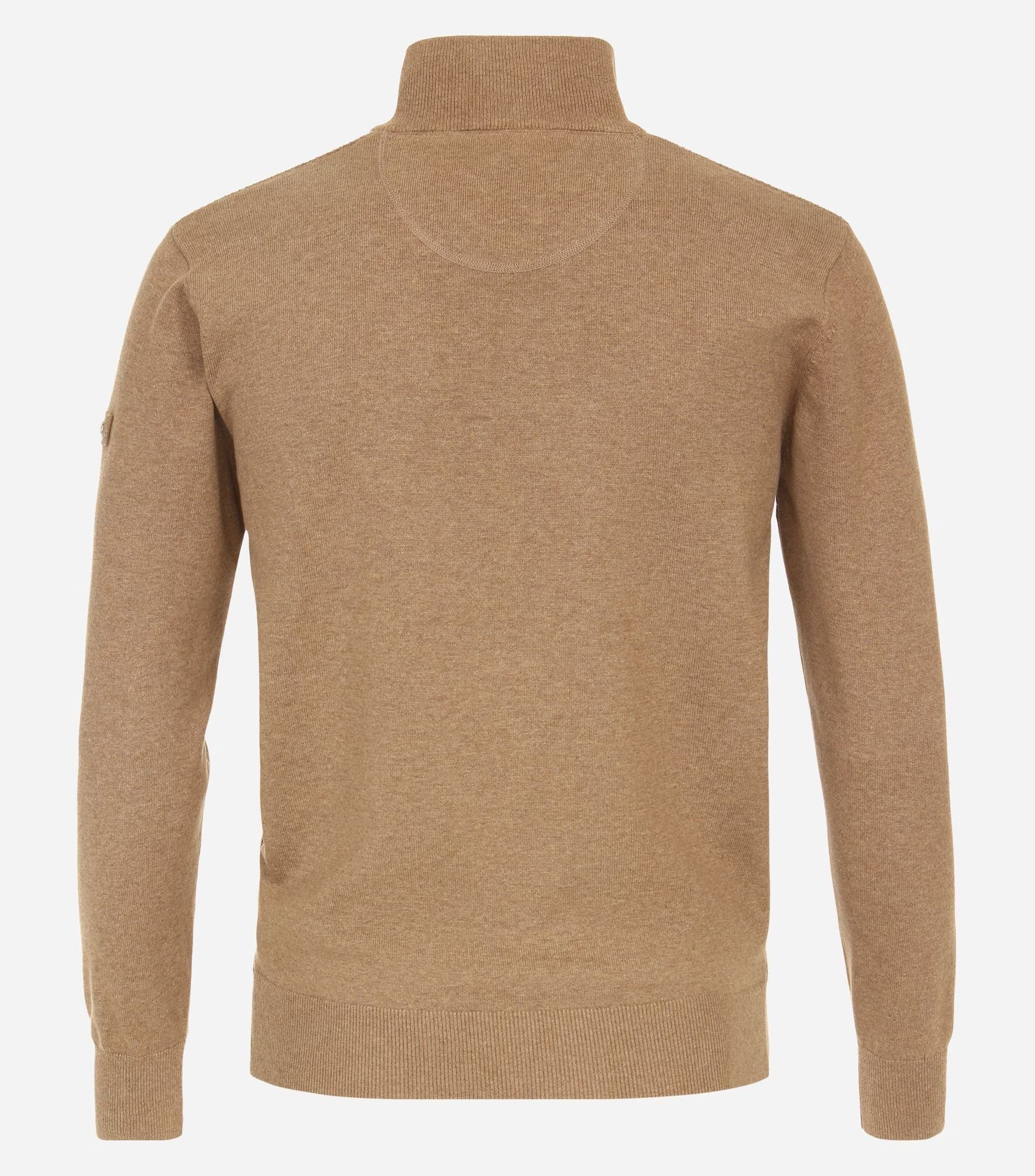 Redmond Troyer Sweatshirt Reißverschluss (303) Camel