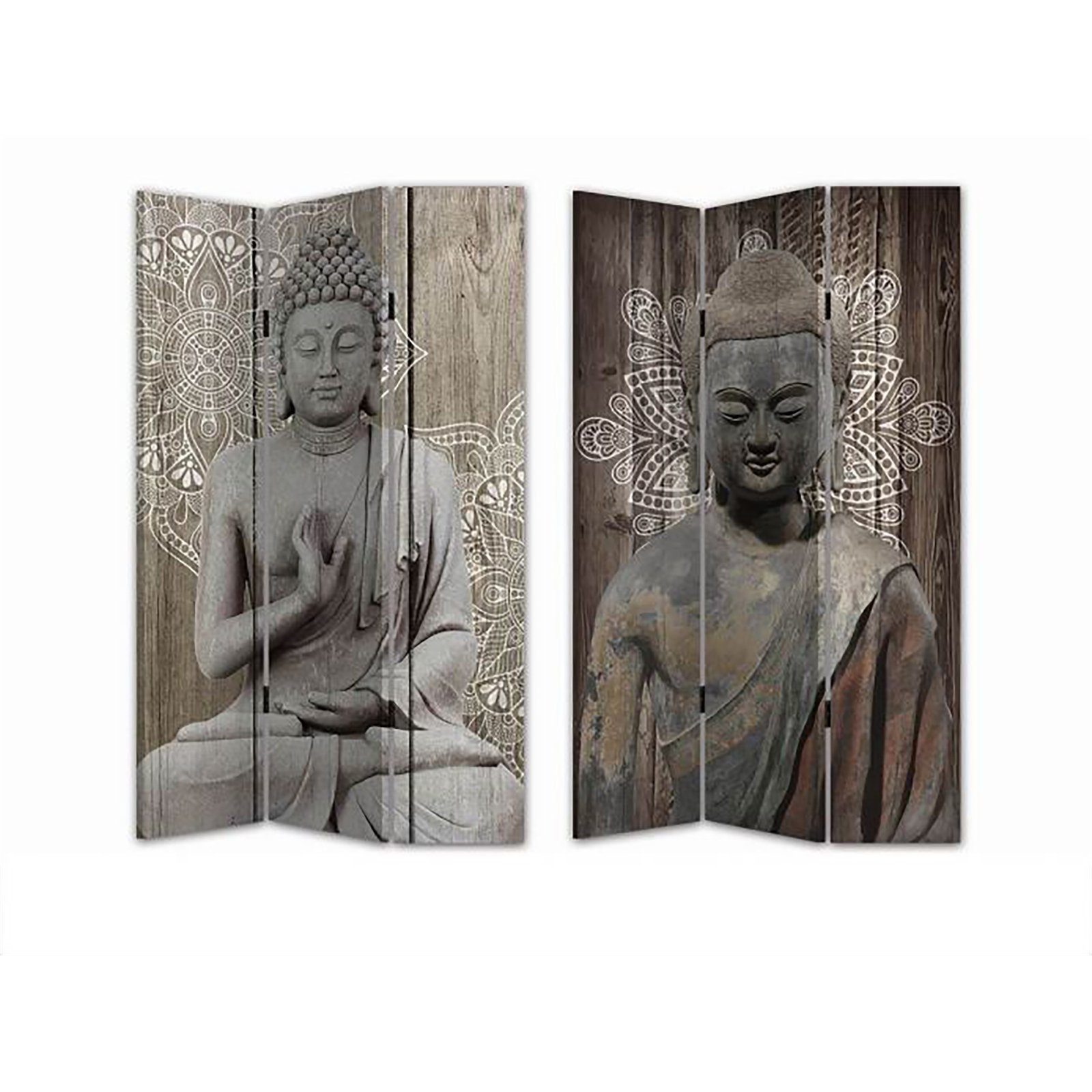 HTI-Line Paravent Paravent Buddha 3 (Stück, günstig online kaufen