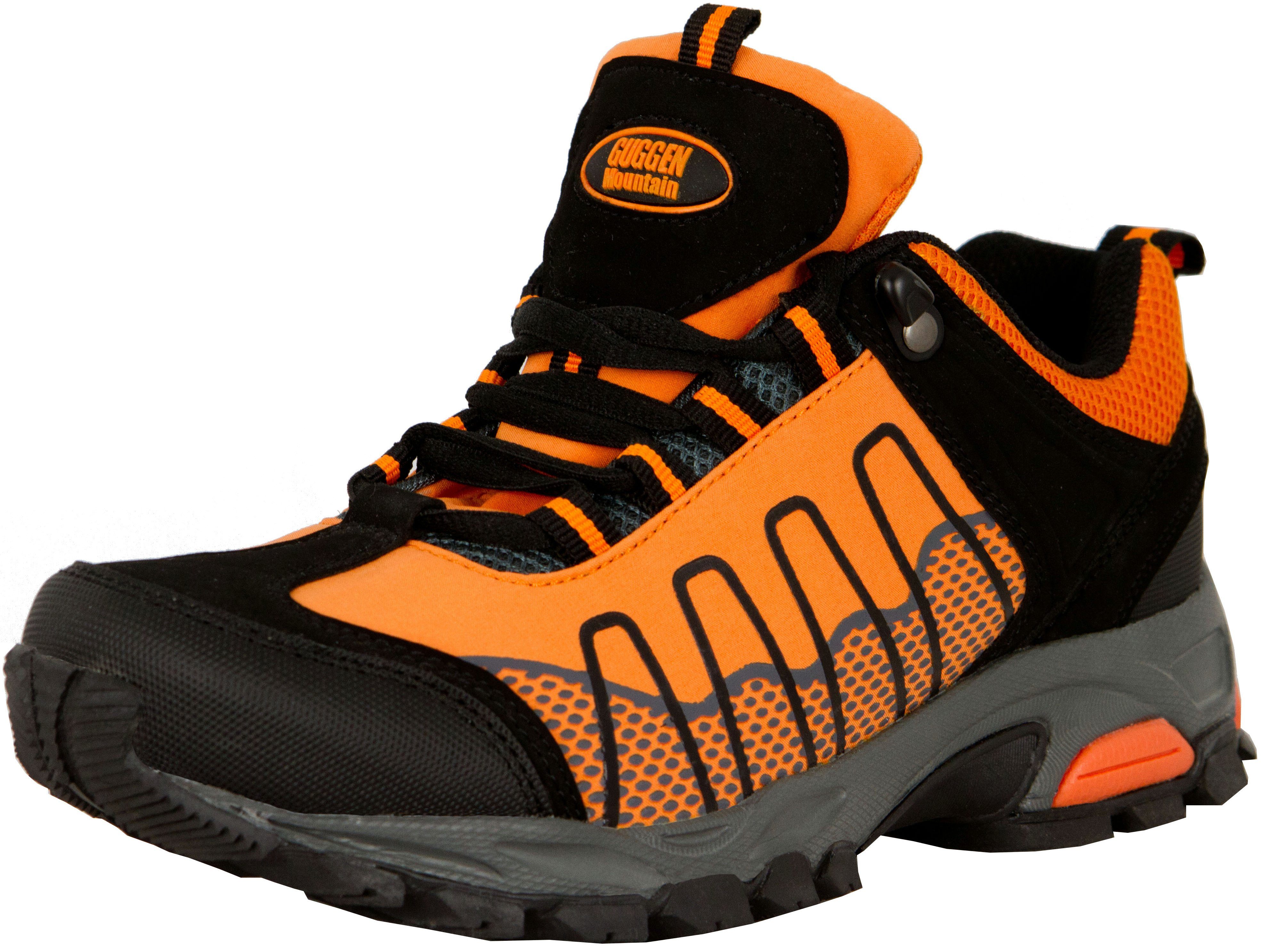 GUGGEN Mountain Damen Trekkingschuhe Wanderschuhe Walkingschuhe Outdoorschuhe T002v2 Wanderschuh Wasserabweisend, Verstärkte Schuhspitze, Softshell und Leder Mix