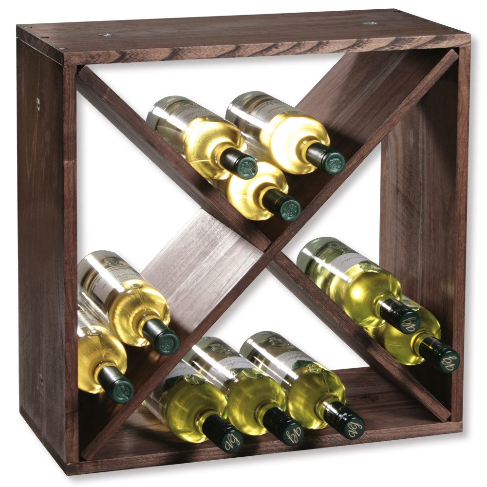 KESPER® Weinregal Weinflaschen-Regalsystem, FSC®-zertifiziertem Kiefernholz, 1-tlg., mit Platz für 24 Flaschen