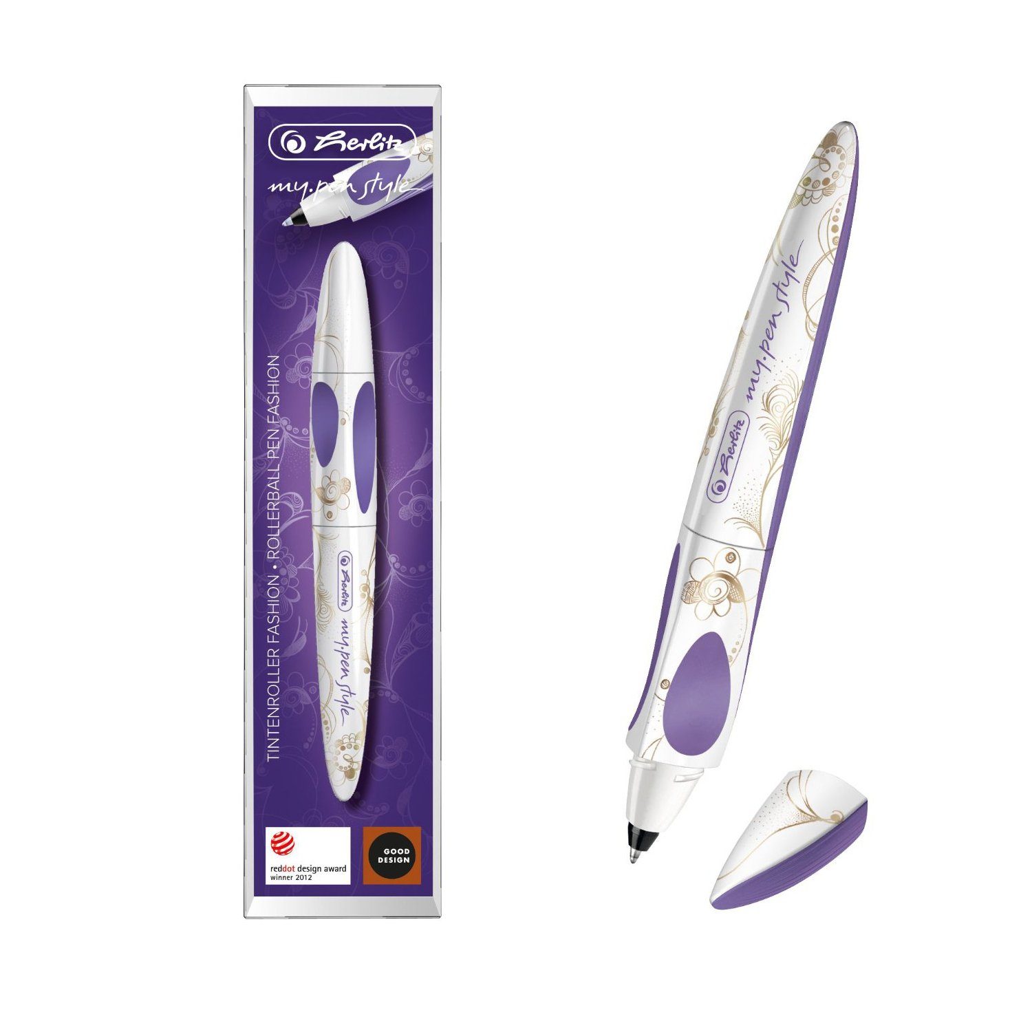 Herlitz Füllhalter Herlitz Tintenroller "my.pen" / "Luxurious Purple"