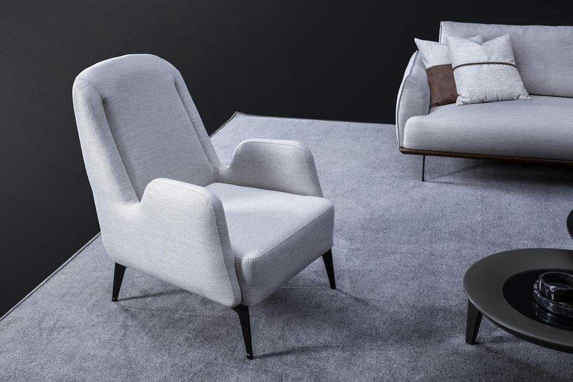JVmoebel Wohnzimmer-Set Set Polstersofa Sofagarnitur + Sessel Design Couchtisch), Dreisitzer in 2x ohne Modern Sessel Made Europa Textil, (3-St., 1x 3-Sitzer