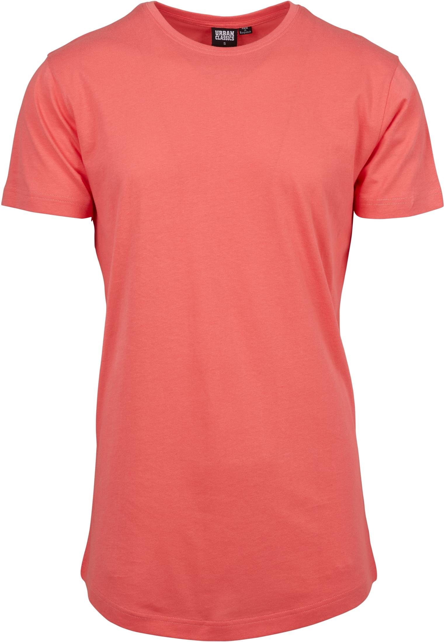 Long URBAN Kurzarmshirt coral Herren Tee Shaped CLASSICS (1-tlg)