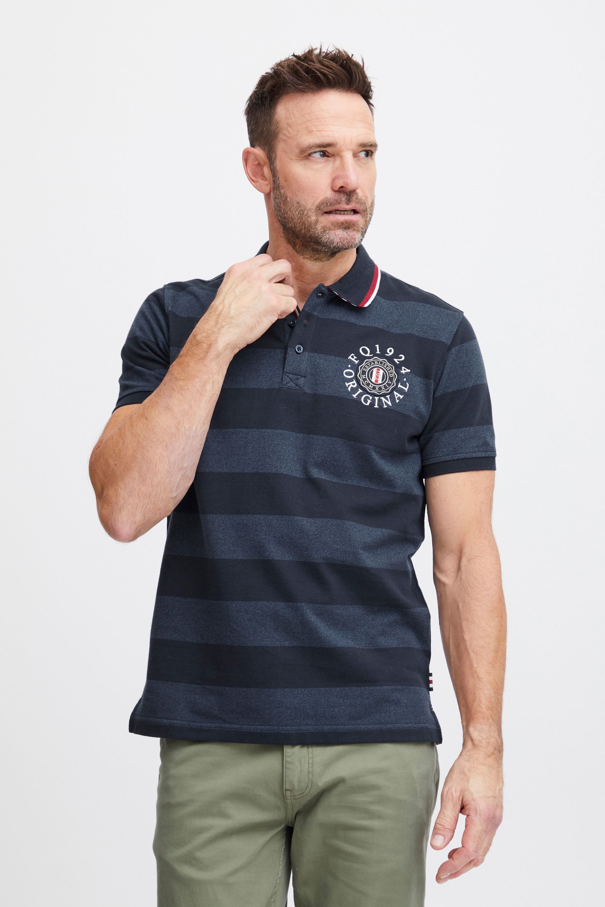 FQ1924 Poloshirt FQPeter striped polo piqu√© günstig online kaufen