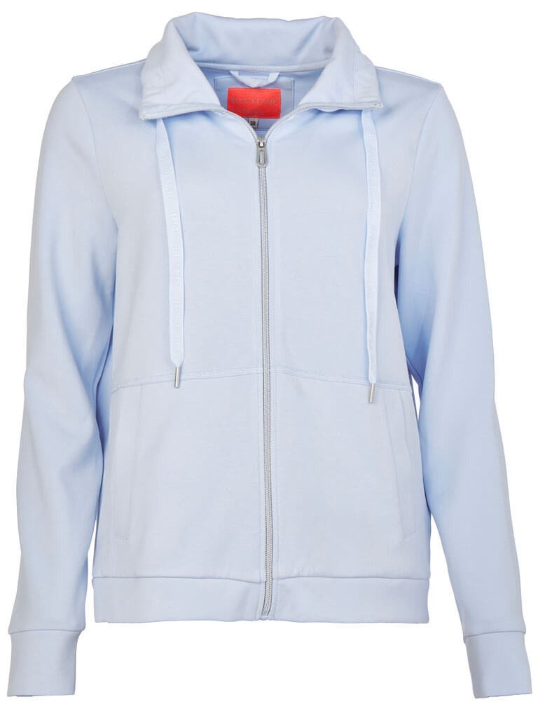 BLUE FLAME Sweatjacke 73029 Damen Sweatjacke mit Stehkragen - Freizeitjacke mit Reißverschluss