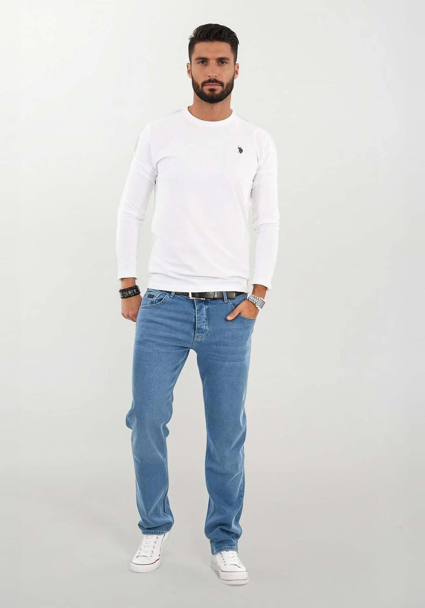 Alessandro Salvarini Comfort-fit-Jeans A.Salvarini Designer Herren günstig online kaufen