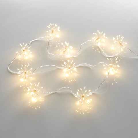 Northpoint LED-Lichterkette LED Lichterkette 200 LED Weihnachten Sparkling Leuchtball 180cm lang