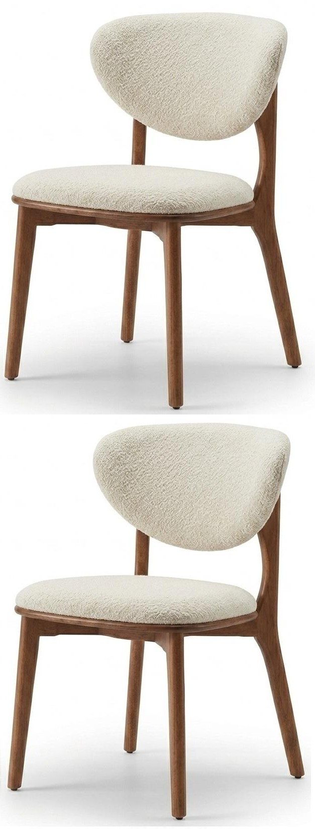 Xlmoebel Esszimmerstuhl Stühle Stil modern braun bequem kompakt Esszimmer komfortabel (2-tlg., 2 St)