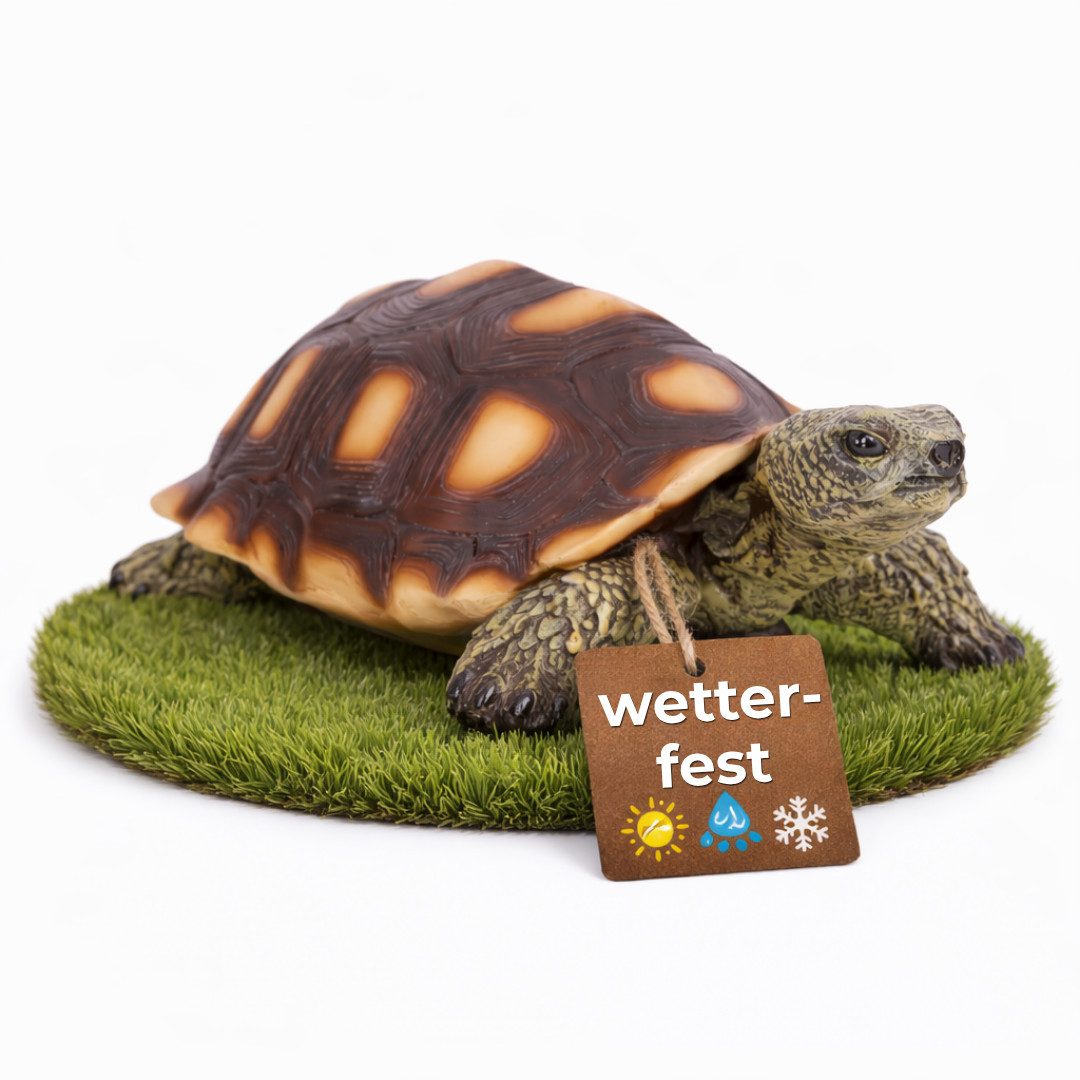 Topanbieter999 Gartenfigur Schildkröte forstbeständig & UV-geschützt für innen & außen