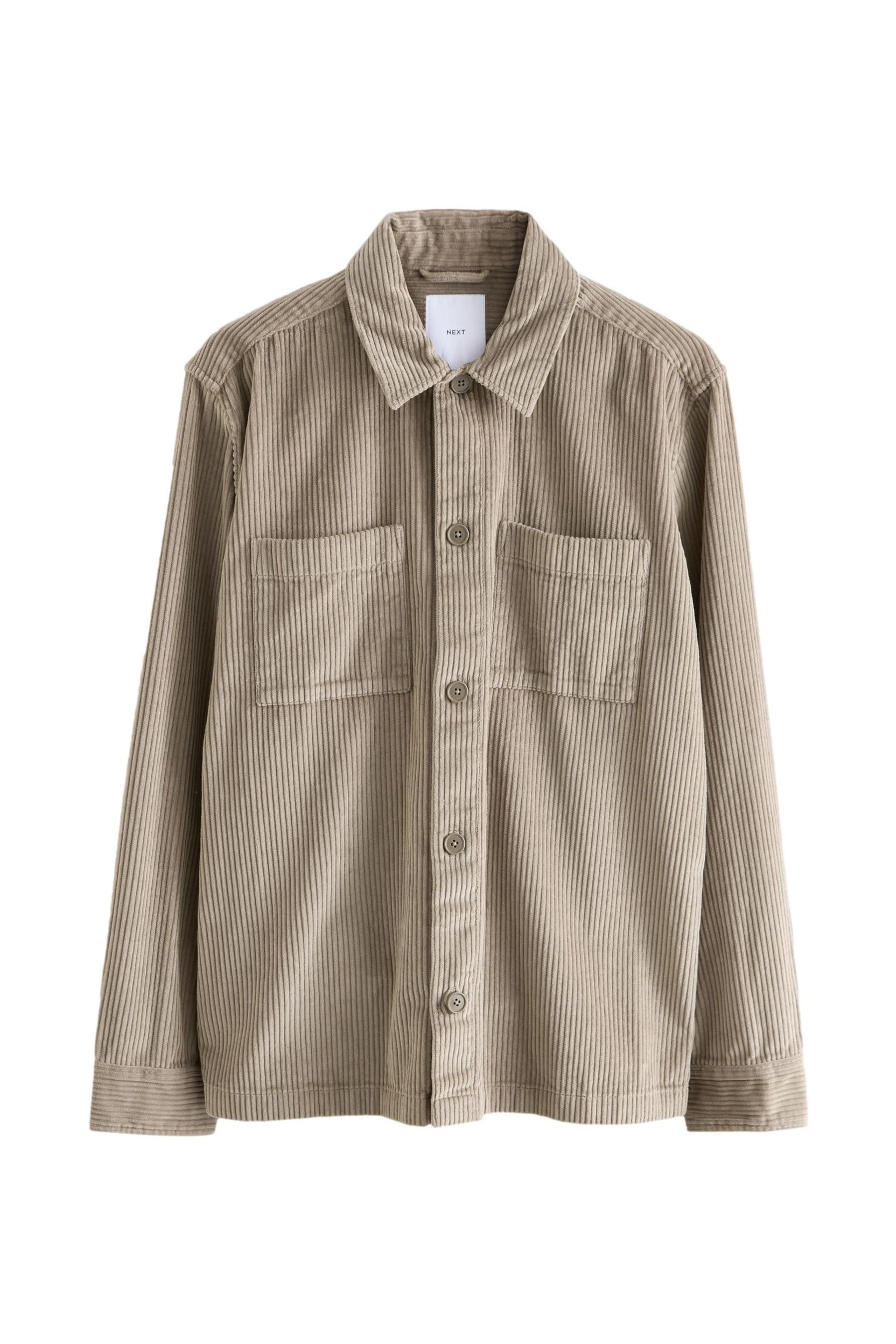 Hemdjacke Hemdjacke aus Cord mit zwei Taschen aus Baumwolle