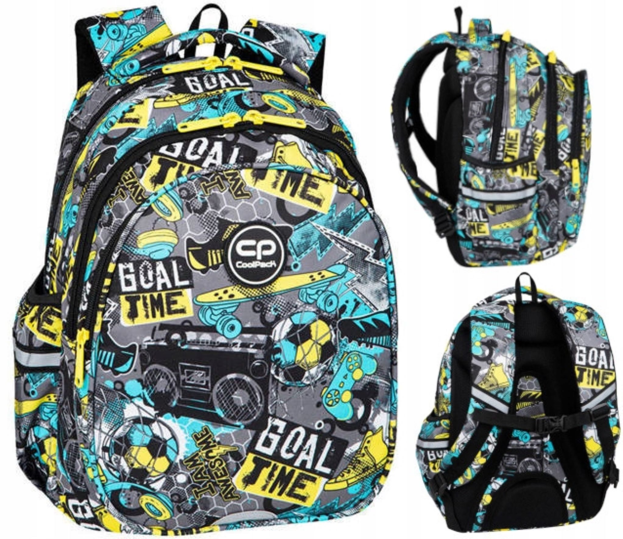 Festivalartikel Schulrucksack CoolPack Schulrucksack 1-3 Klasse Goal Time für Jungen