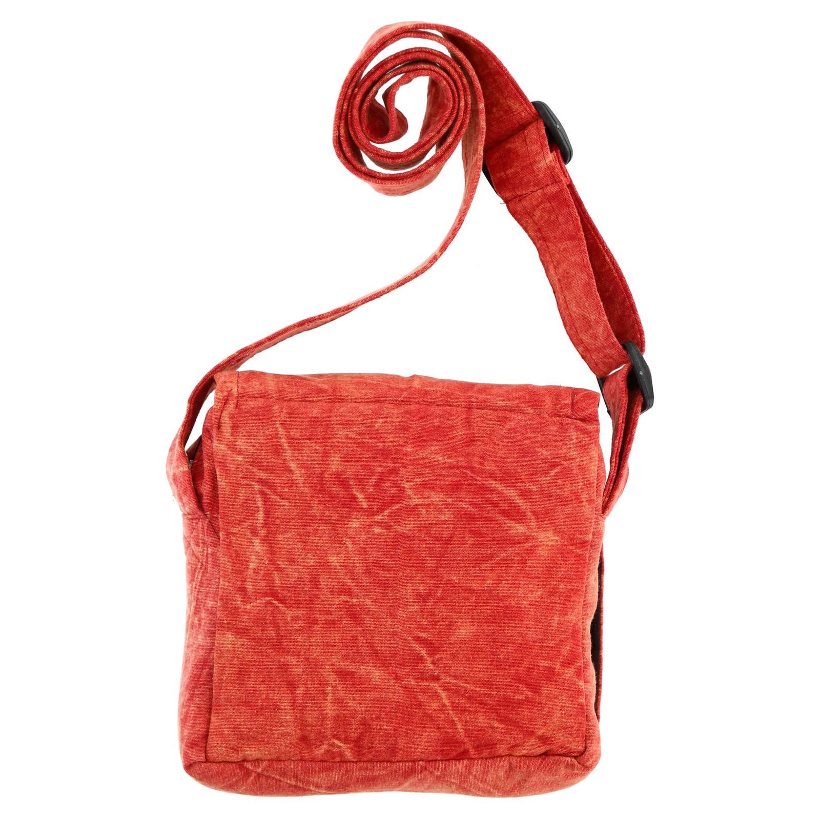 KUNST Crossbag Handtasche Unisex MAGIE UND Schultertasche Tasche Umhängetasche Rot Schultertasche Hippie