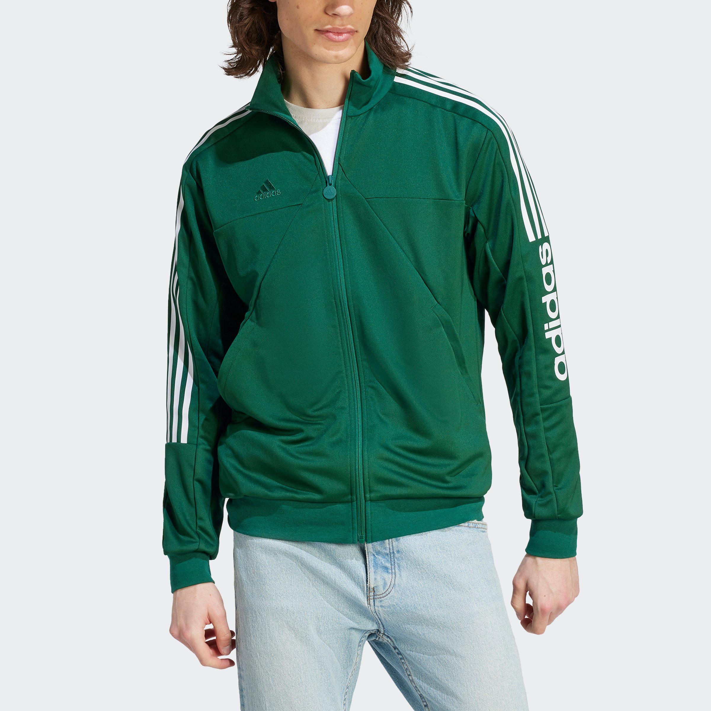 adidas Sportswear Green Collegiate Outdoorjacke TIRO TRAININGSJACKE WORDMARK