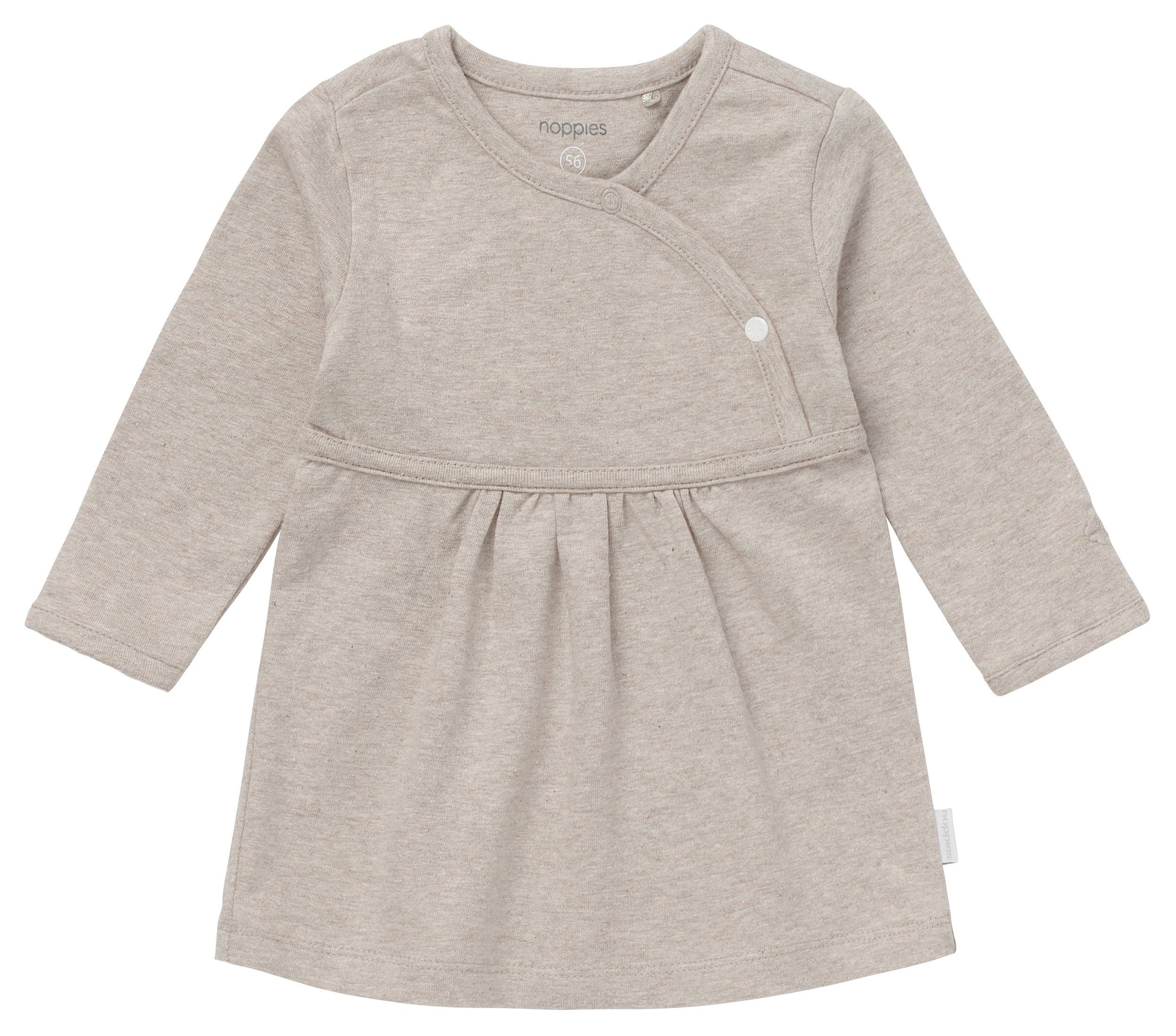 Noppies Midikleid Noppies Kleid Nevada (1-tlg) Taupe Melange