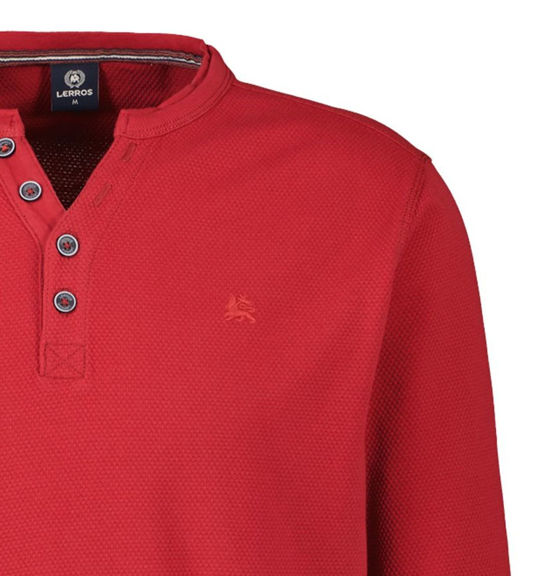 23N4942 T-Shirt Red LERROS (360) Ruby