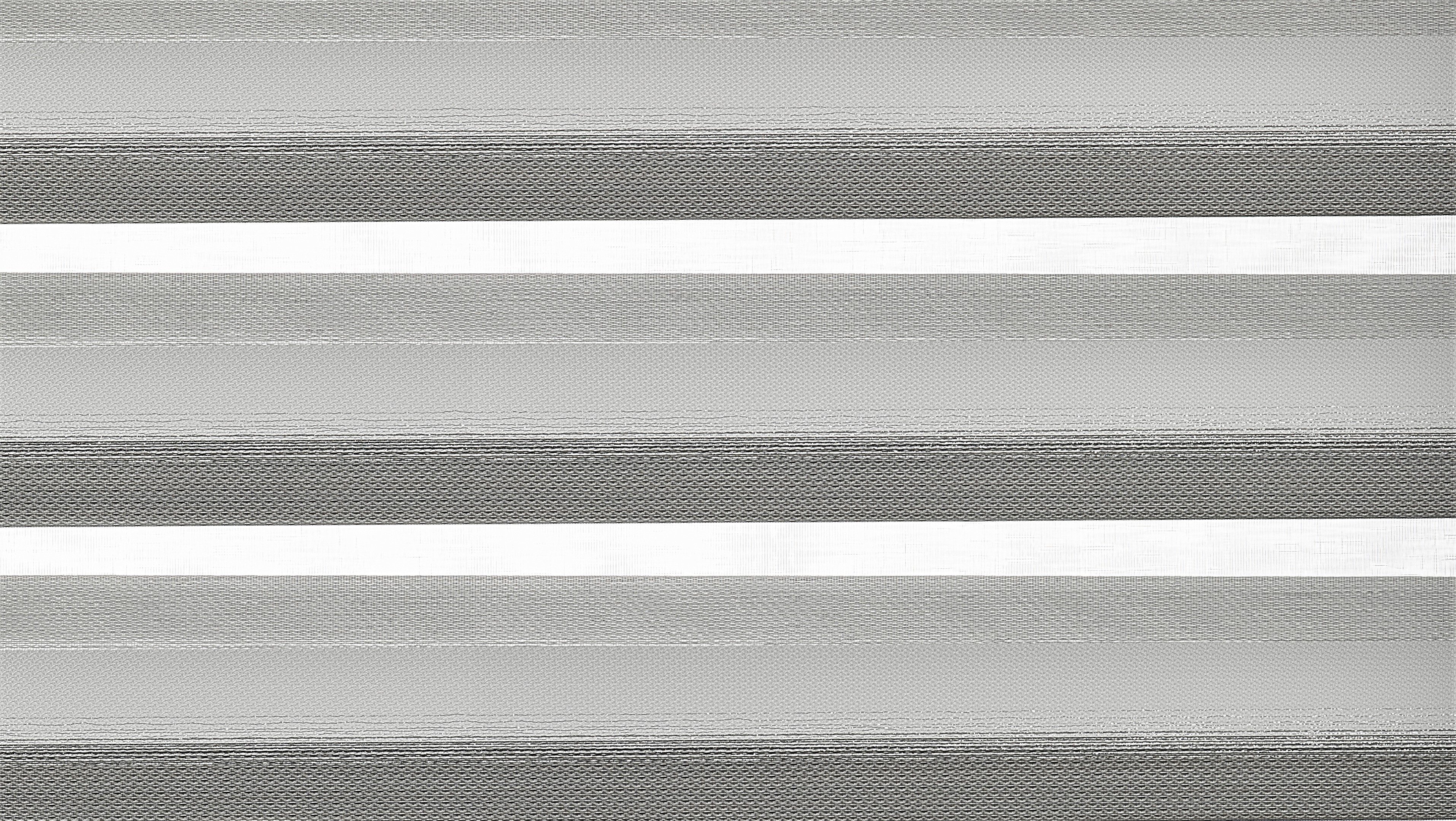 Grau Weiß 3477 Klemmfix Maß 150cm, nach 10 Bohren) Yasar Gardinen, und Doppelrollo (Ohne Deckenmontage, Bis Länge Deckenmontage Wandmontage