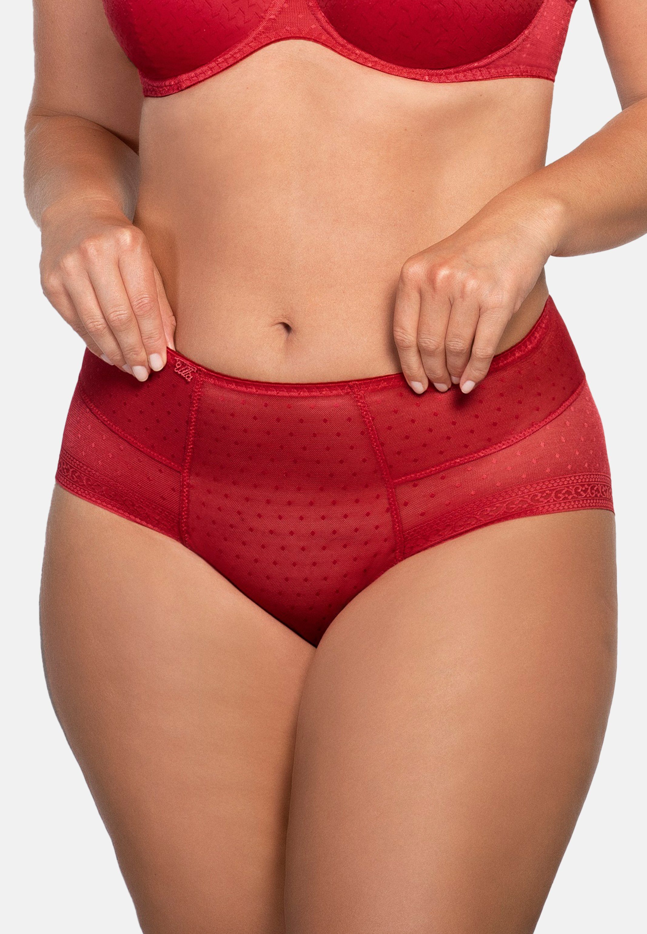 Ulla Dessous Midislip Meghan (1-St) Slip - Formender PowerLace Tüll, Nahtloser Beinabschluss
