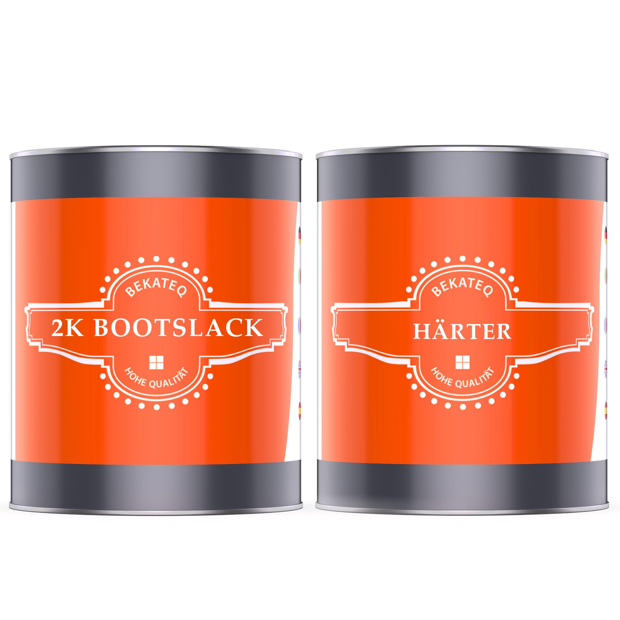 BEKATEQ Klarlack LS-170 2K Bootslack, Yachtlack, Bootsfarbe Lack für GFK Kunststoffboote Holz