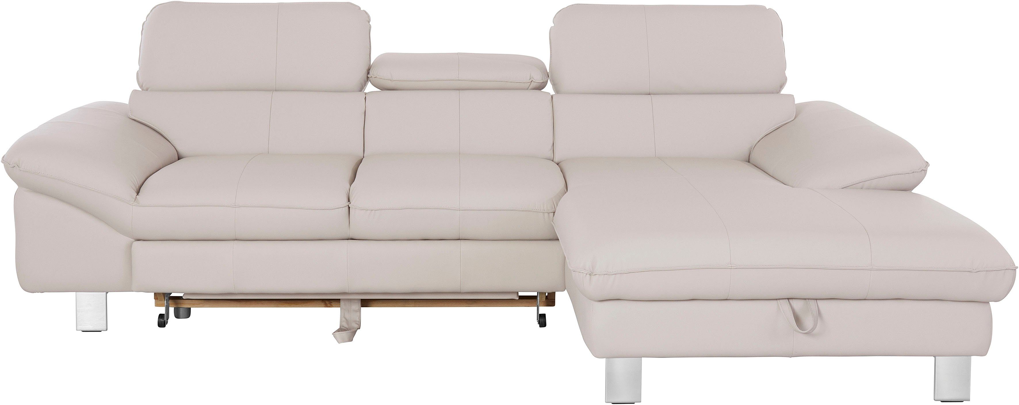 COTTA Ecksofa Driver L-Form, mit Kopfteilverstellung, günstig online kaufen