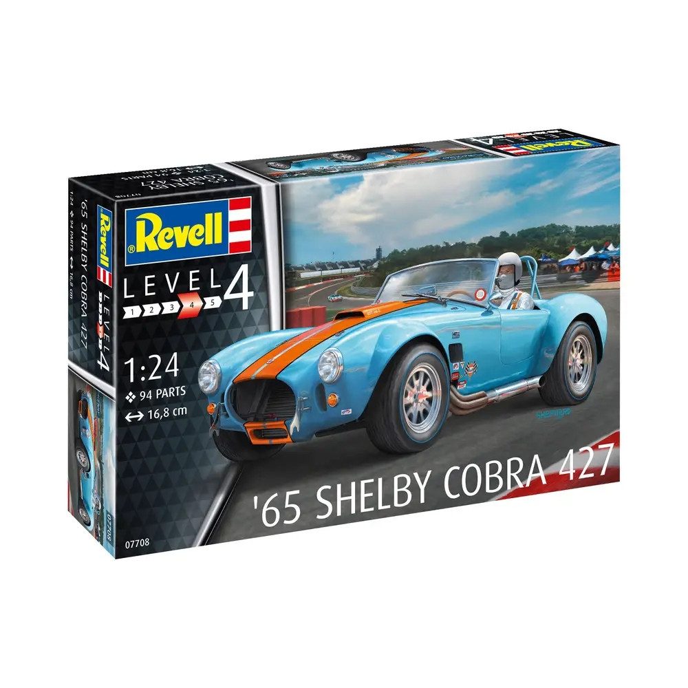 Revell® Modellauto '65 Shelby Cobra 427, Revell Modellbausatz