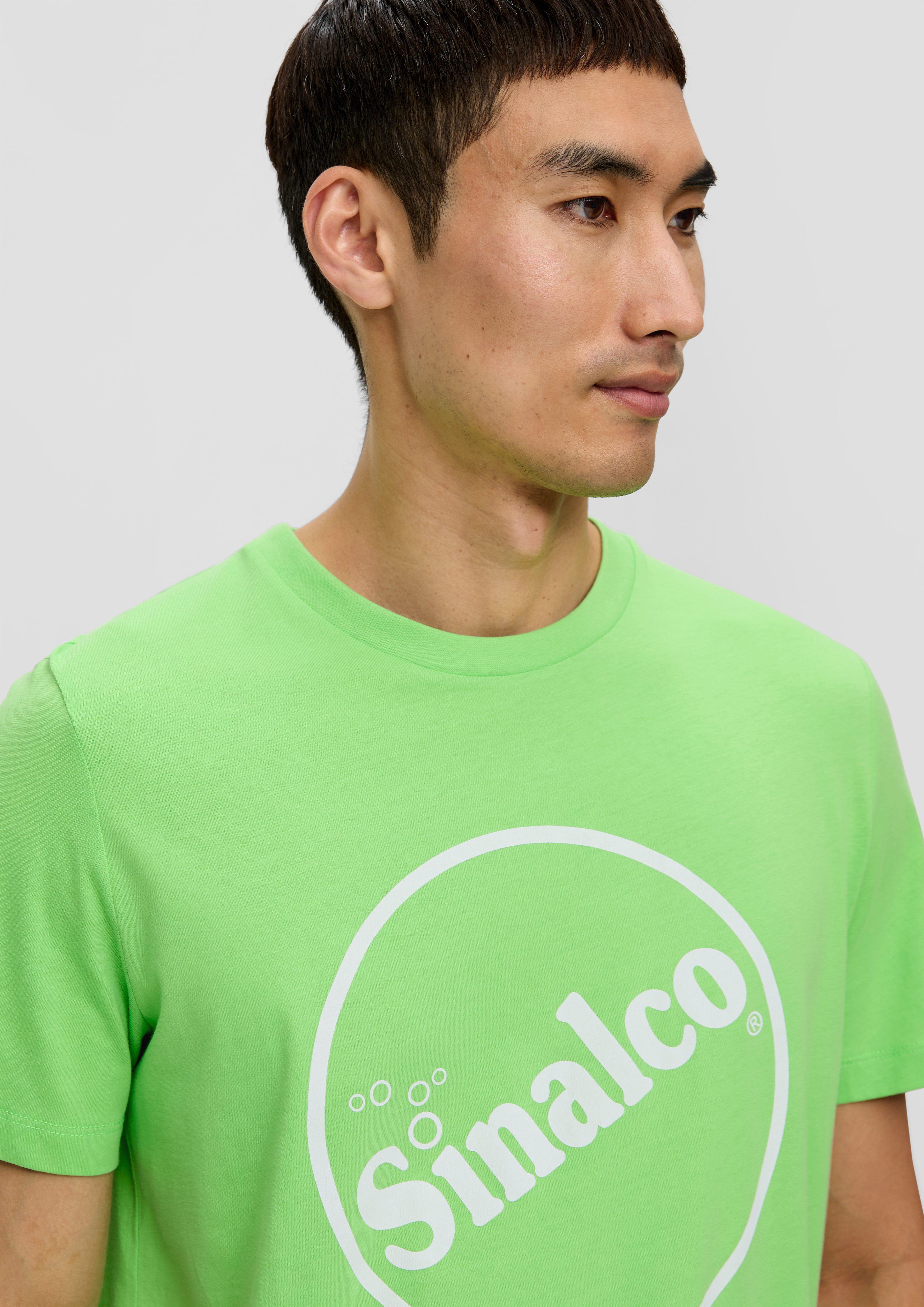 s.Oliver Kurzarmshirt T-Shirt mit Sinalco®-Print Artwork günstig online kaufen