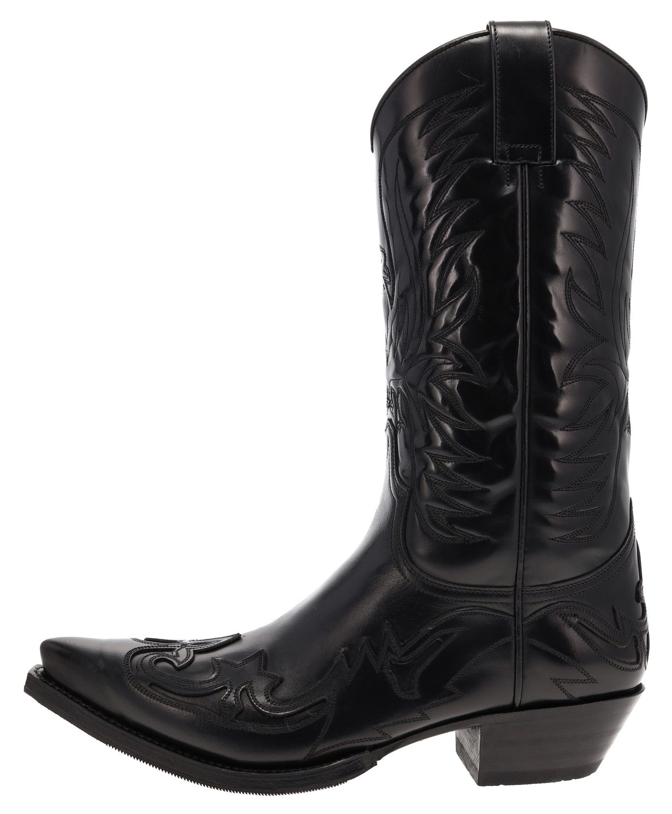 Sendra Boots CUERVO 3241 Schwarz Cowboystiefel Rahmengenähter Herren Cowboystiefel – Bild 5 von 5