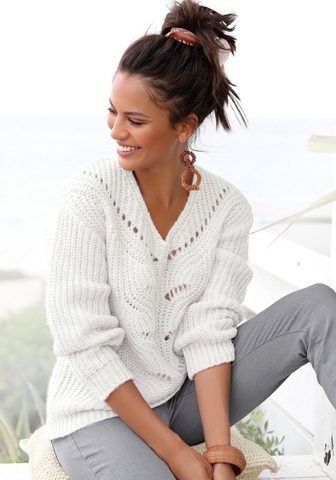 LASCANA ažūrinis megztinis