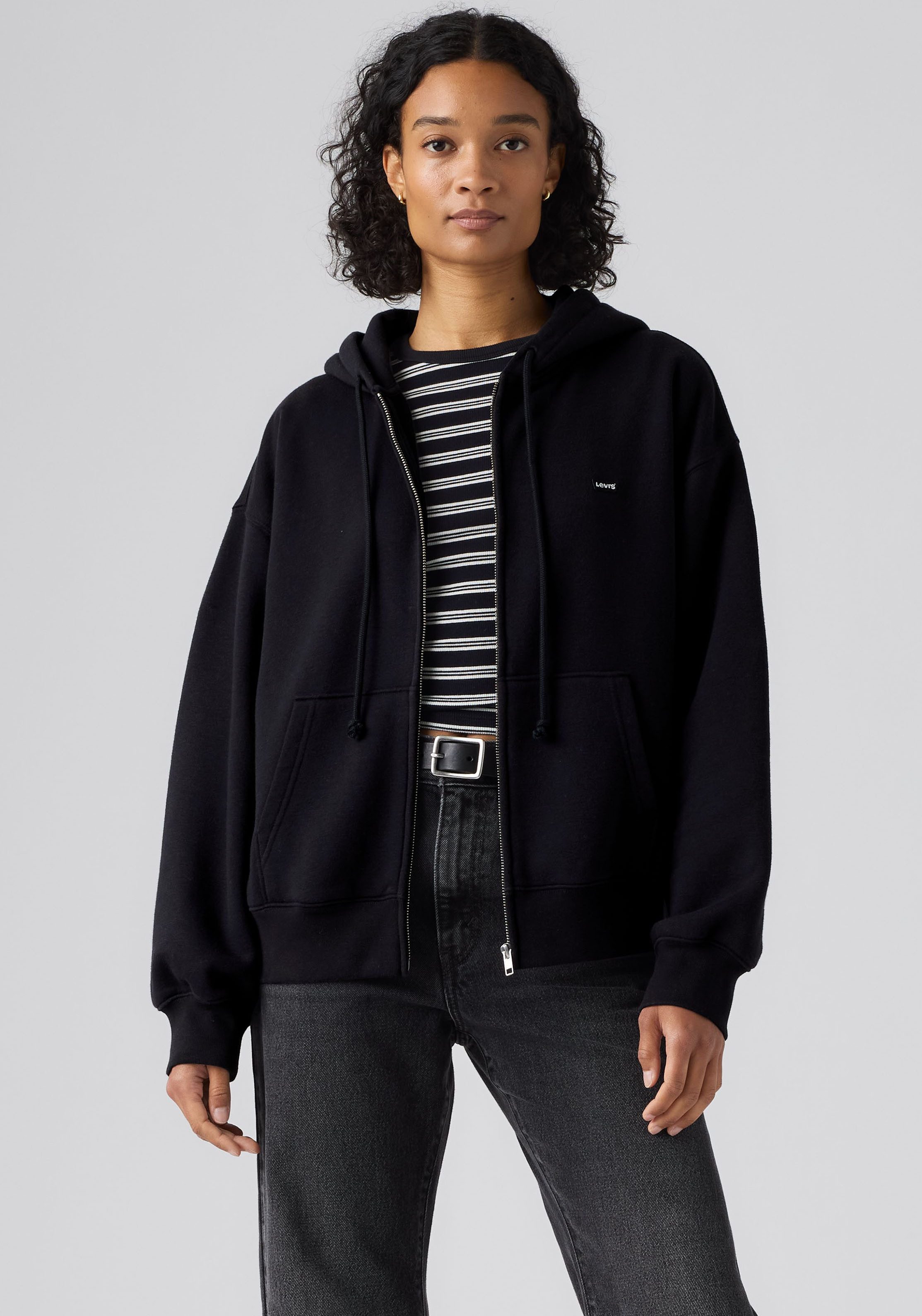 Levi's® Hoodie EVERYDAY FULL ZIP HOODIE SWEATSHIRT mit Logo Stickerei