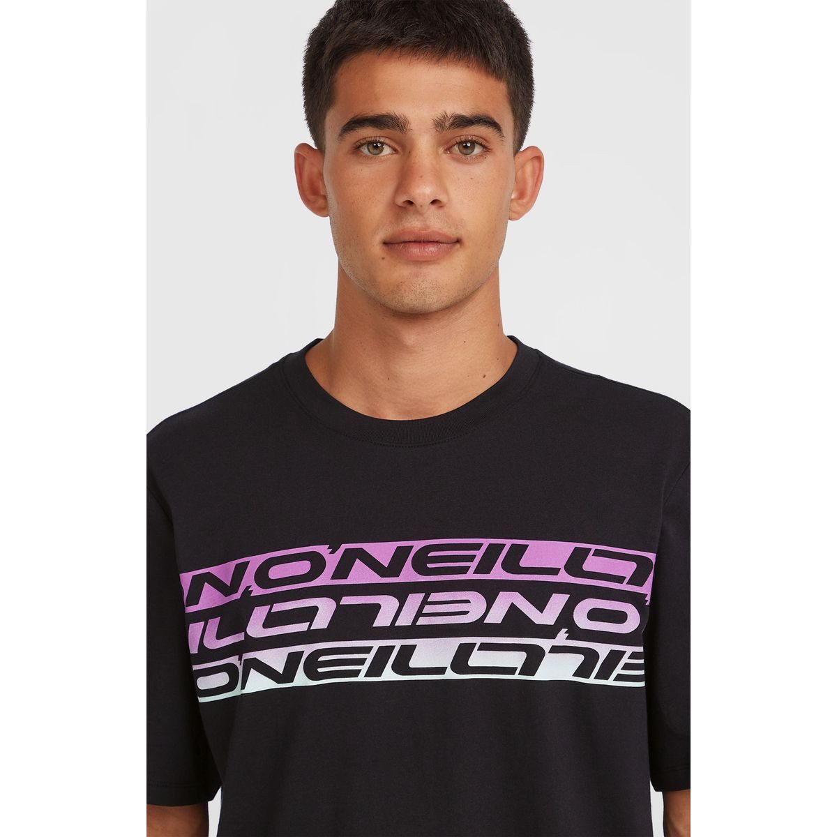 O'Neill Kurzarmshirt O'neill Stripe T-shirt Klassisches T-Shirt aus 100% Baumwolle mit normaler Passform und