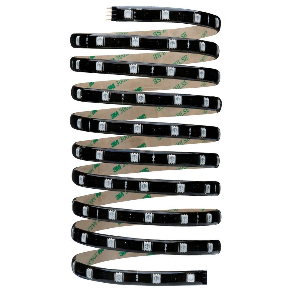 Paulmann Streifen Stripe Stripe RGB 1-flammig, YourLED 9,7W Schwarz 3m, LED LED Function