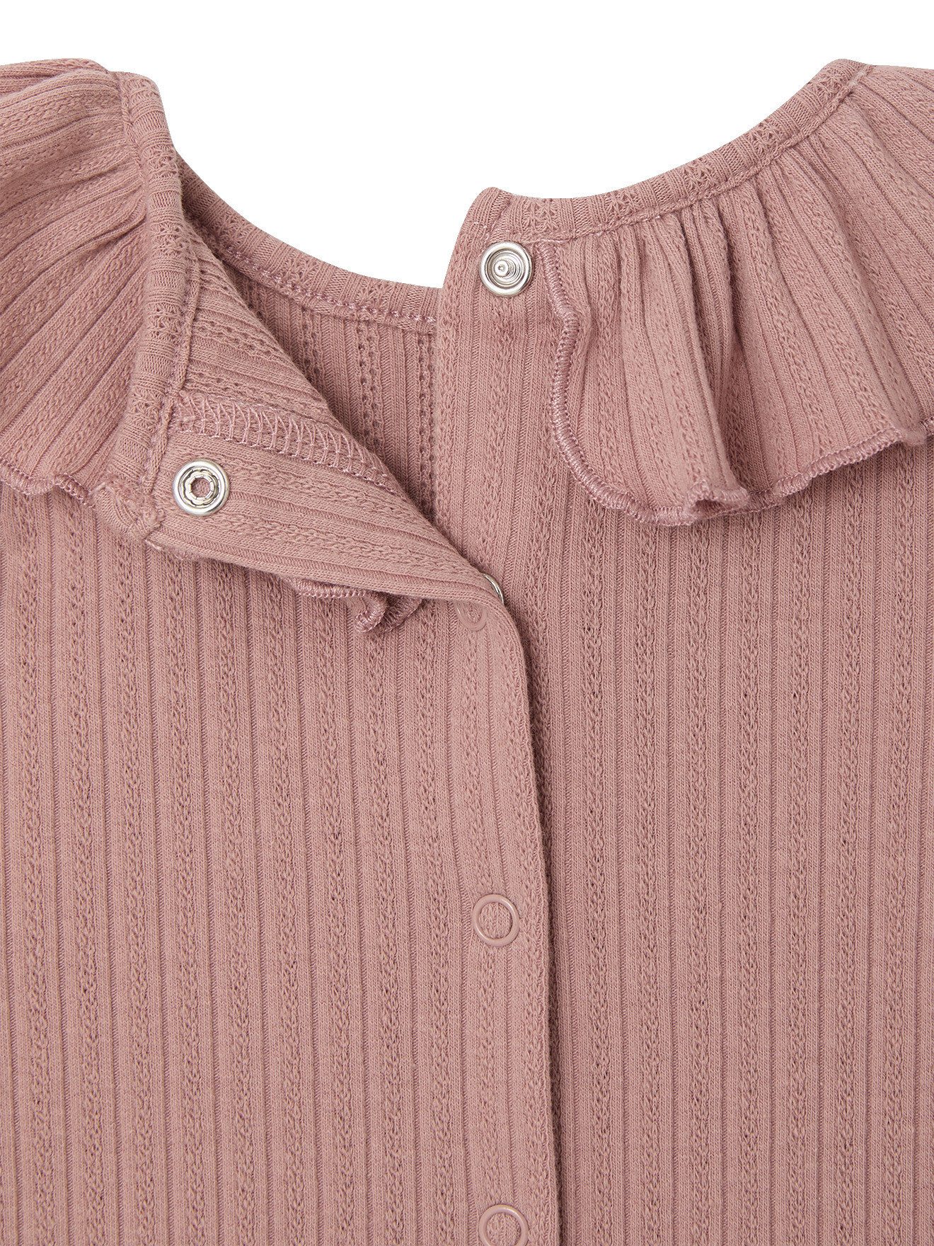 vertbaudet Langarmshirt Mädchen Baby Shirt mit Ajourmuster