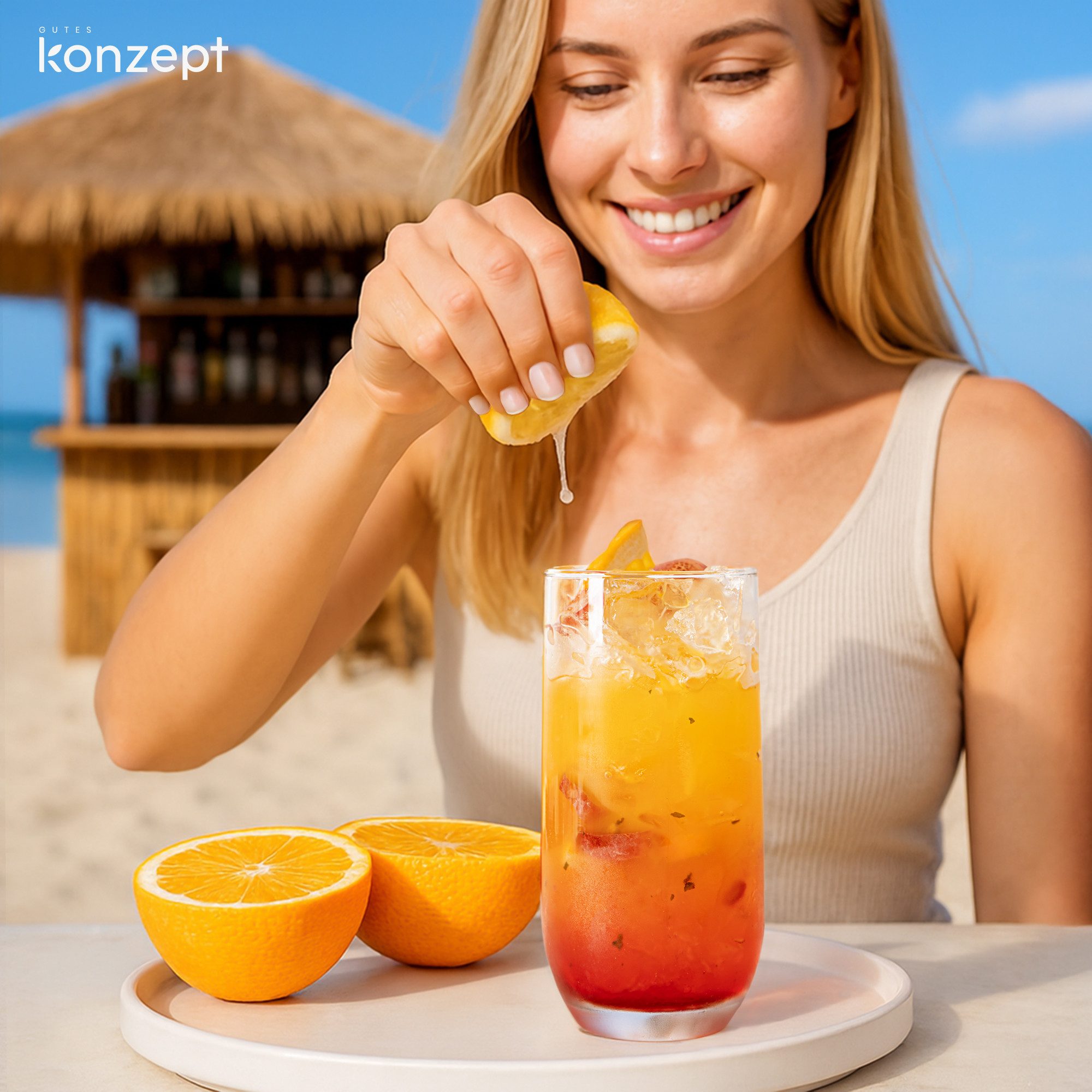 KONZEPT Gläser-Set Trinkgläser Set 6/12-teilig, Transparente 400ml, 12-tlg., Wassergläser Set, Ideal für Saft, Cocktails, Longdrinks, Eiskaffee – Bild 5 von 5