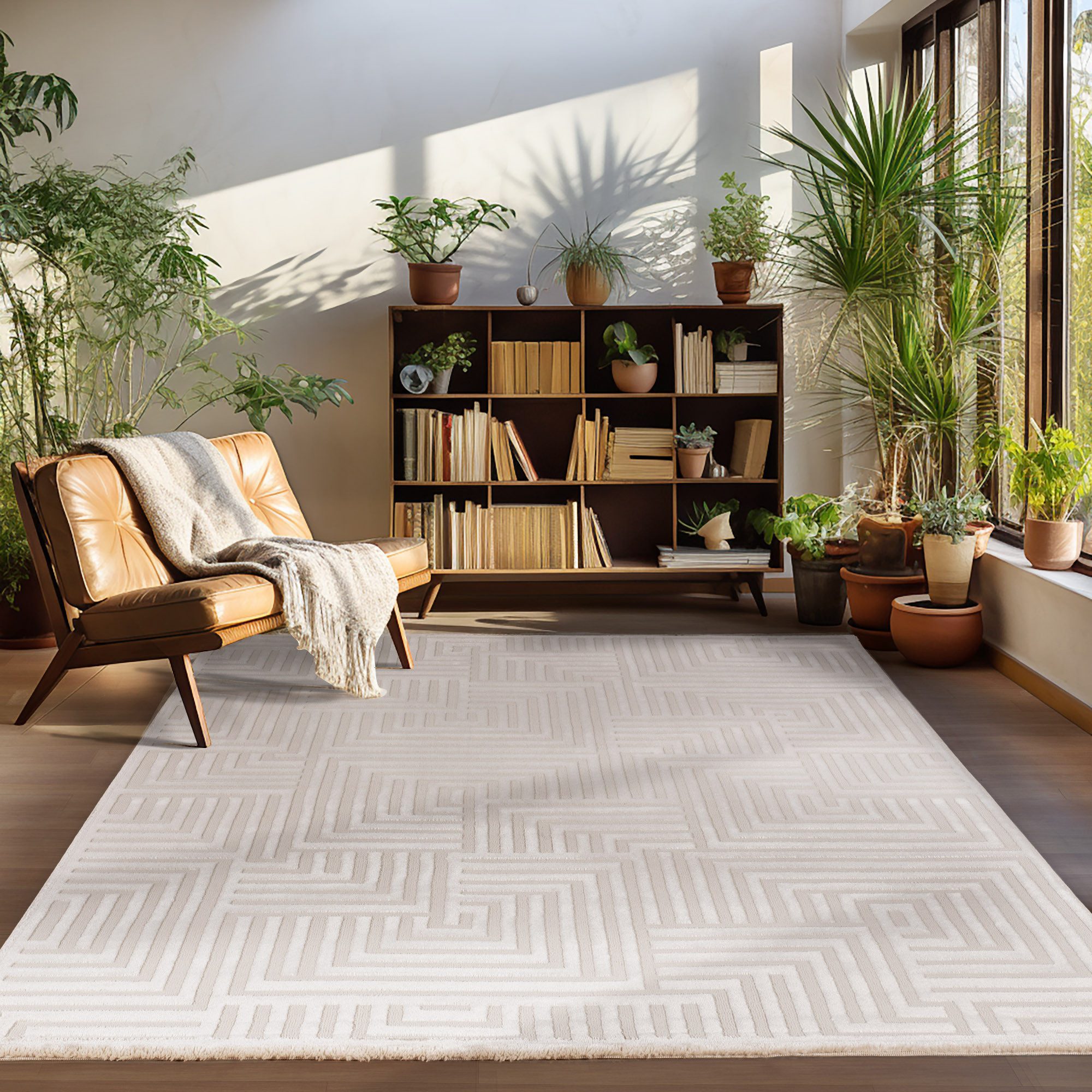 Carpettex Designteppich Geometrisch Design, Rechteckig, Höhe: günstig online kaufen